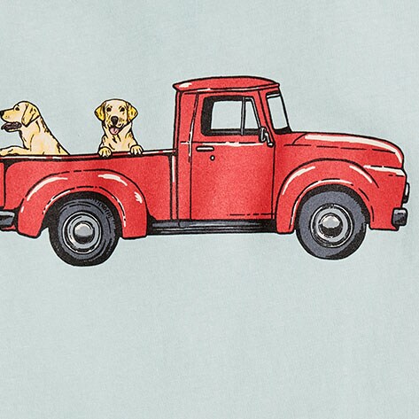Retro SUV graphic tee NAVY BEACH 