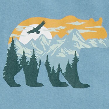 Retro SUV graphic tee NAVY BEACH 