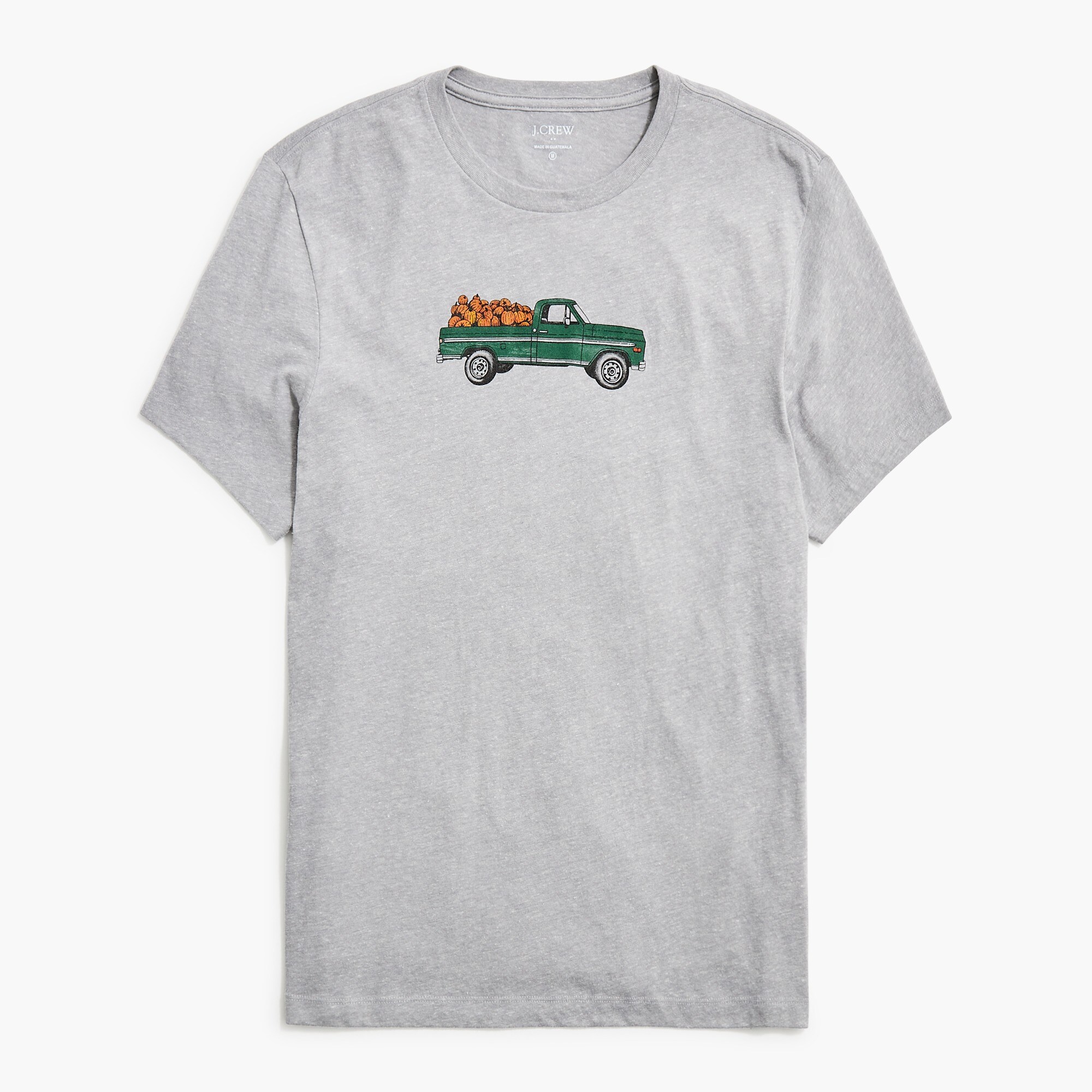 pumpkin truck graphic tee for men