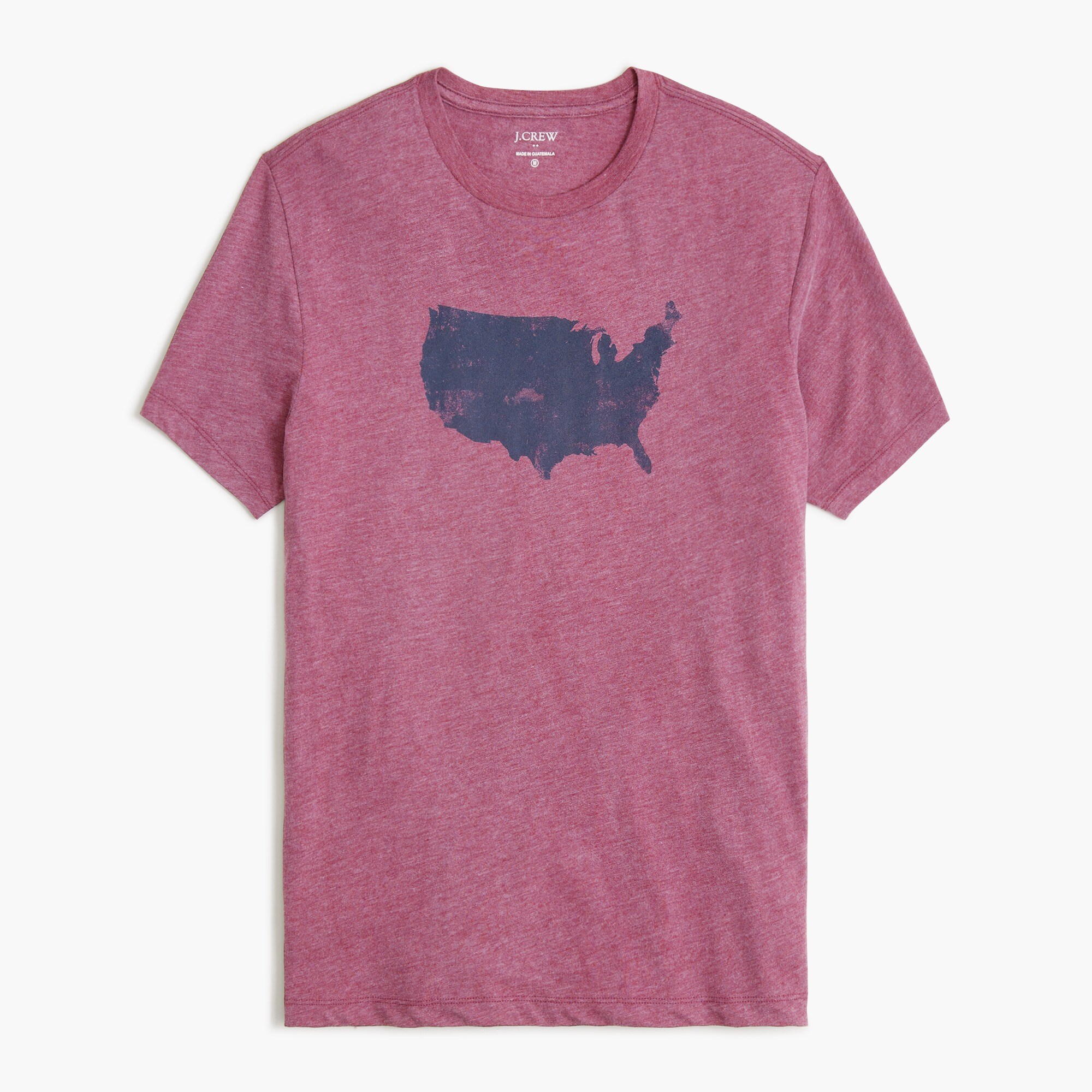 usa map graphic tee for men