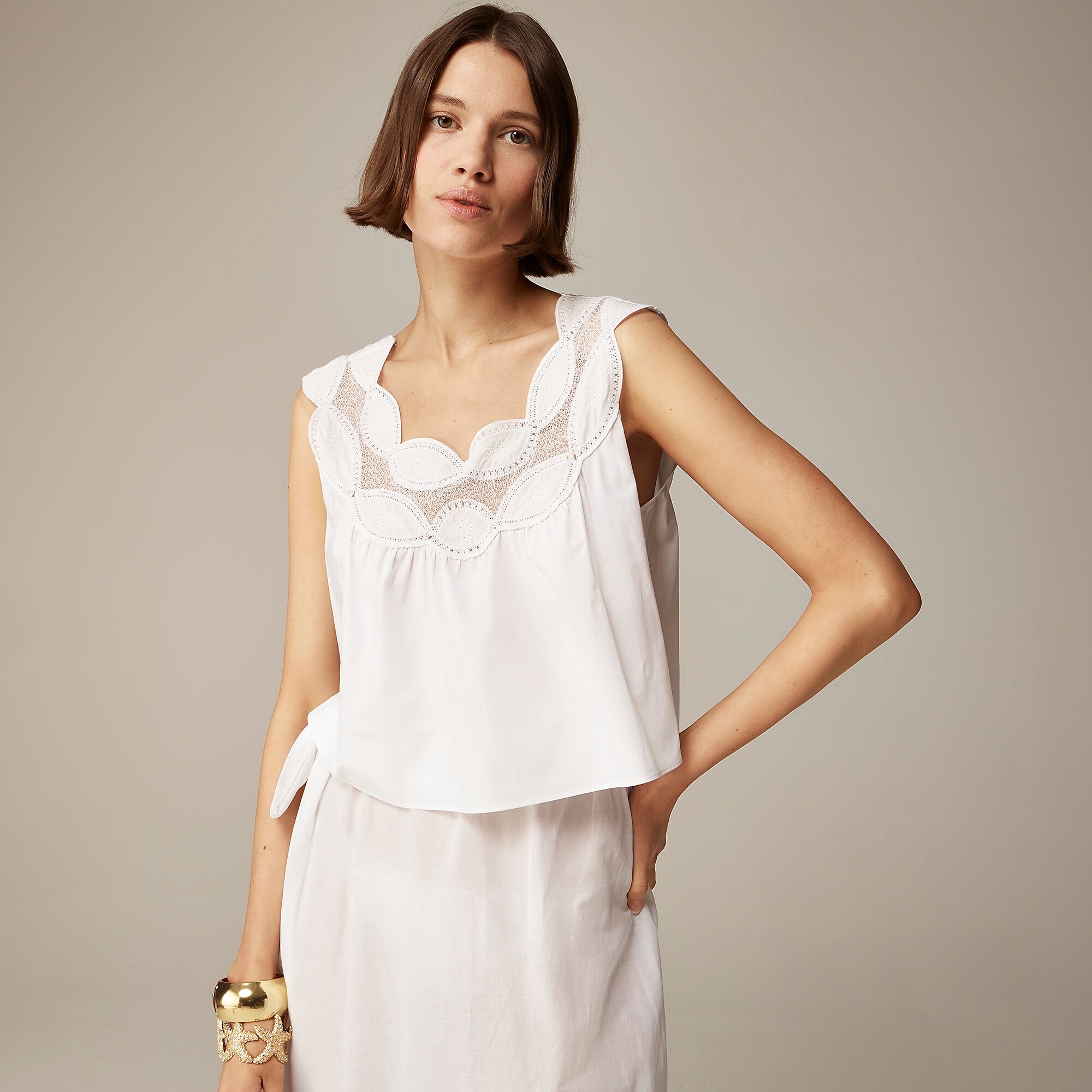 Swingy lace top