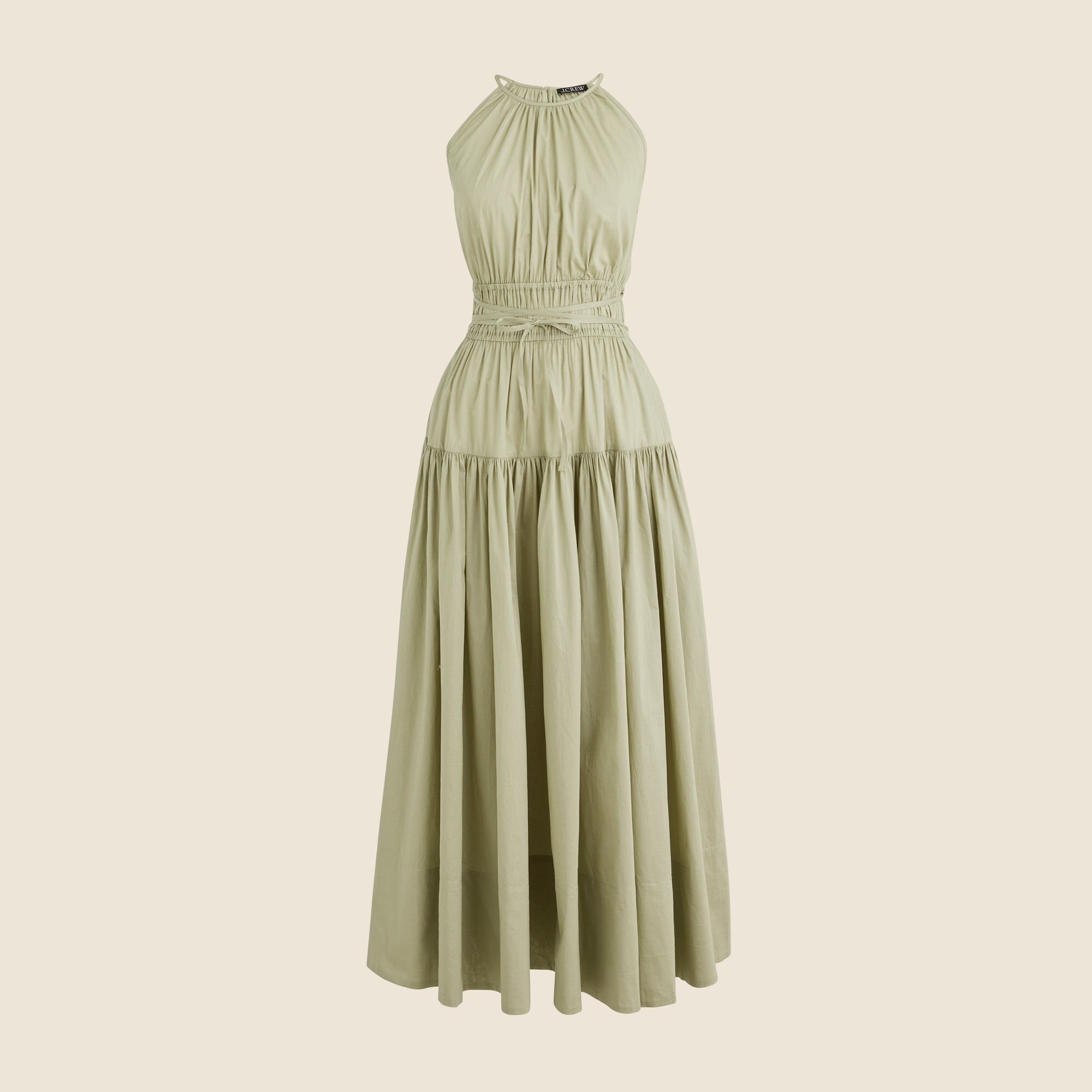 blue halter a line dress Blue Halter Satin Sleeveless Prom Dress, A Line Simple Long Formal Dresses  UQ2449