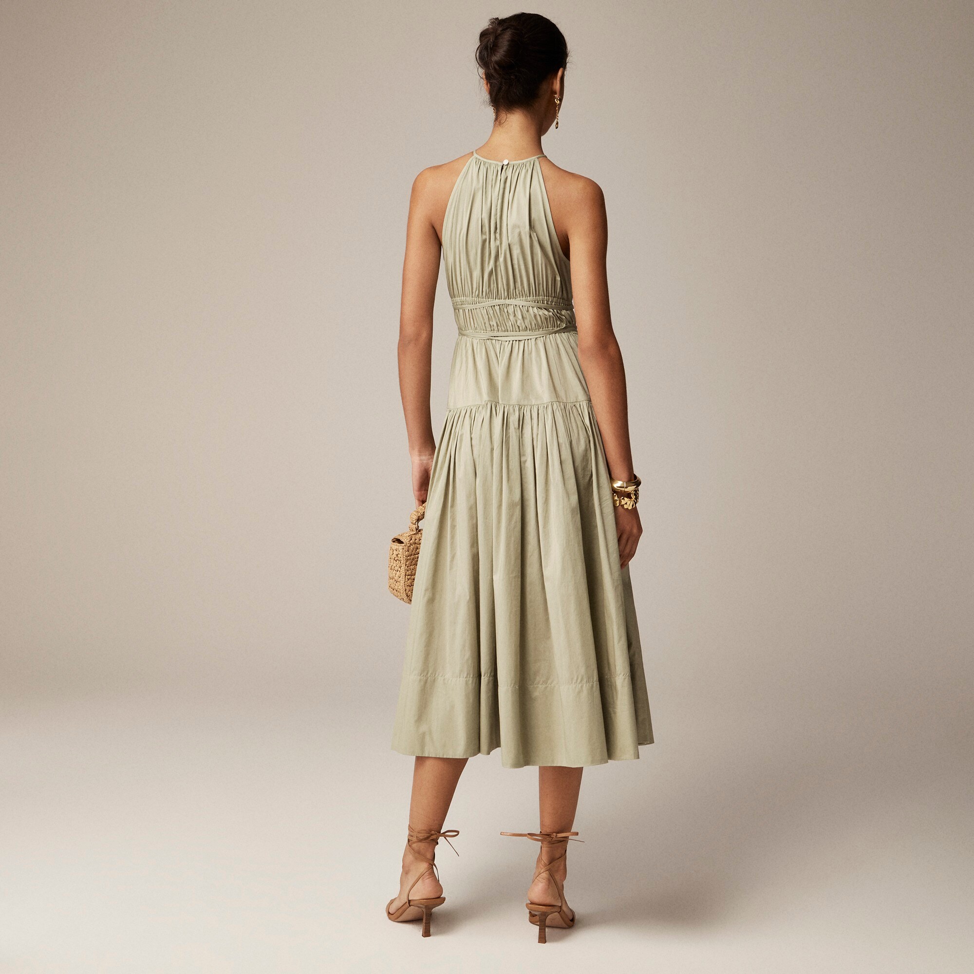 Tie Waist Halter Dress main image 0