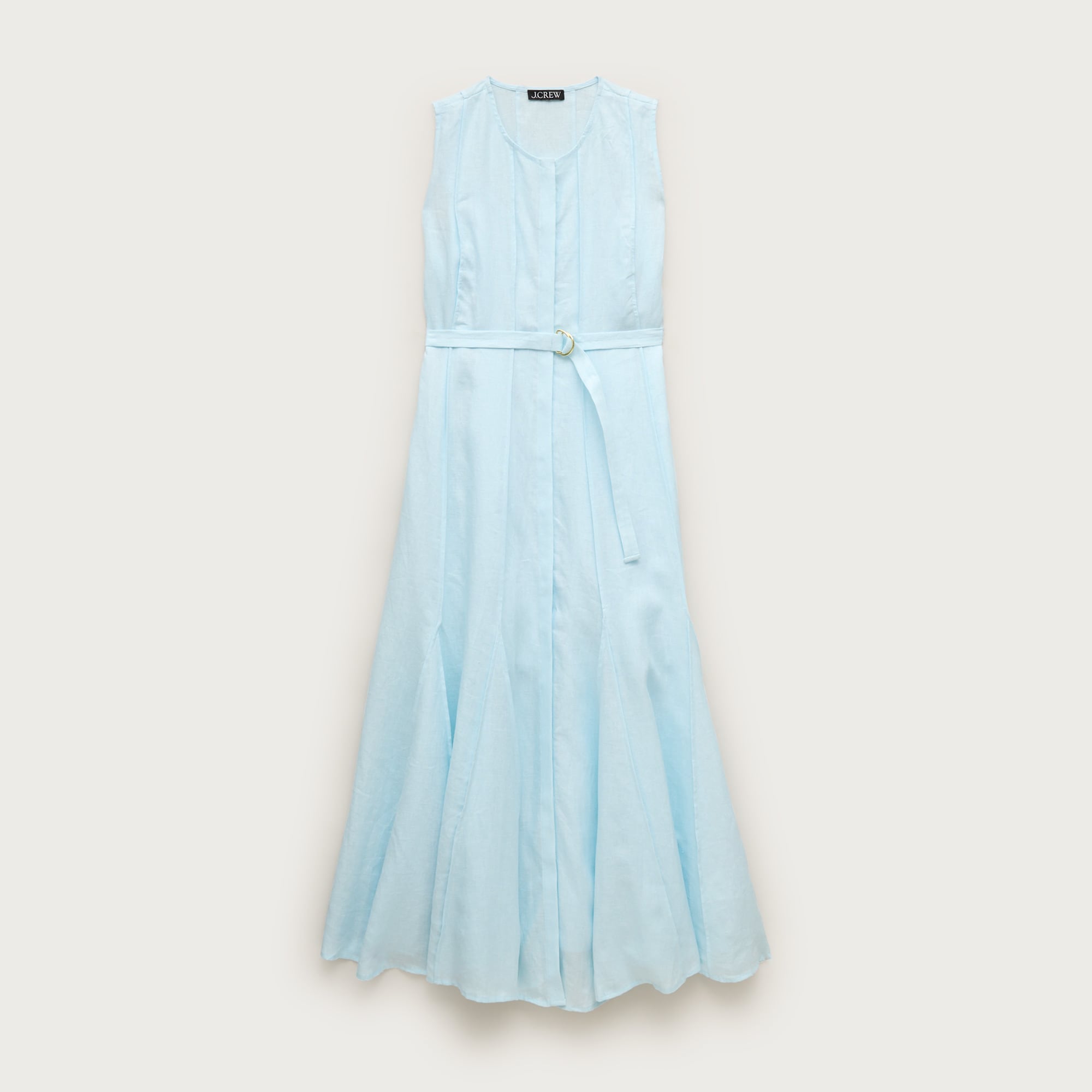 Seamed linen dress with removable belt from J.Crew - $172.50