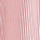 Button-up midi dress in striped cotton poplin VINTAGE RED STRIPE