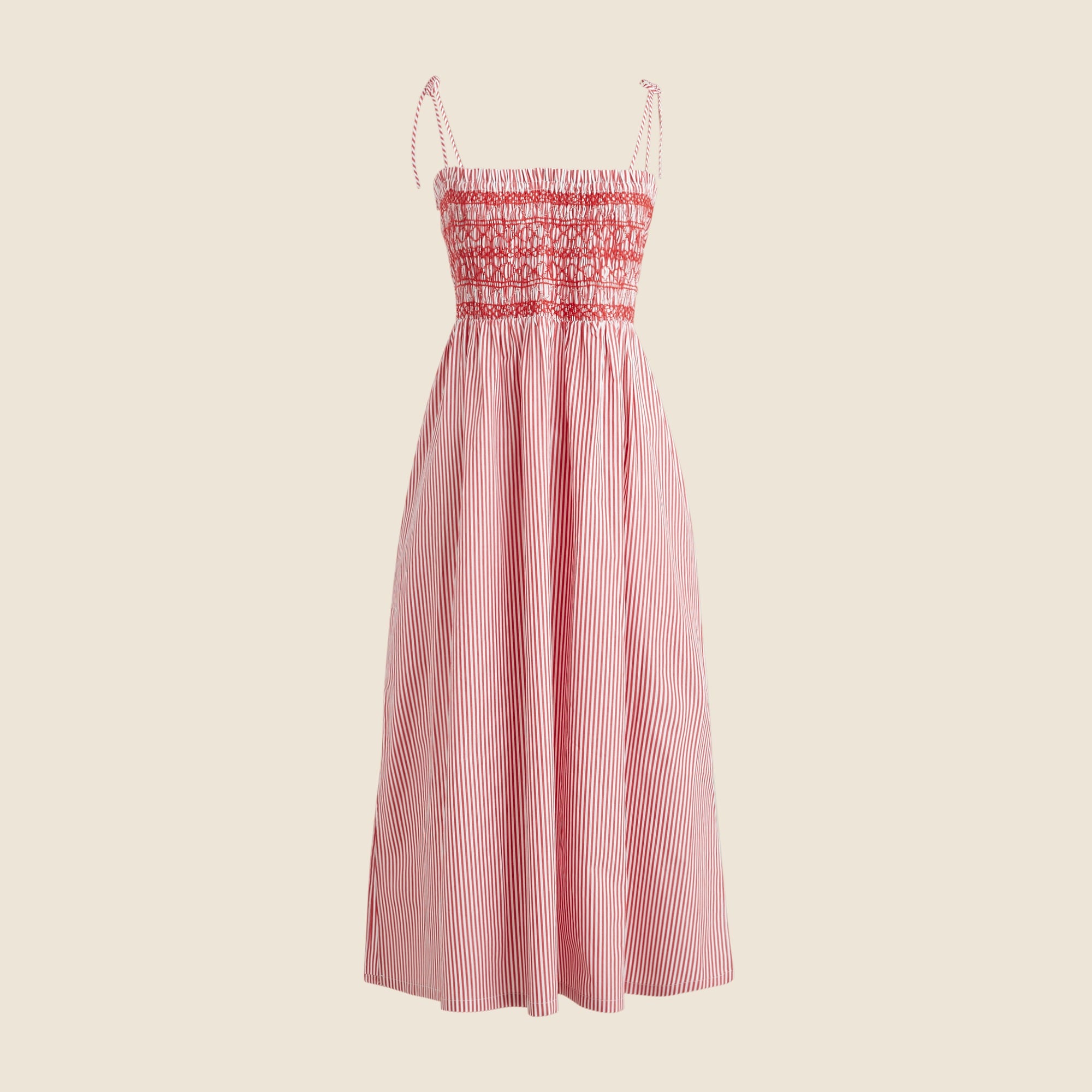 Paloma Dress In Striped Cotton Poplin For Women | J.Crew