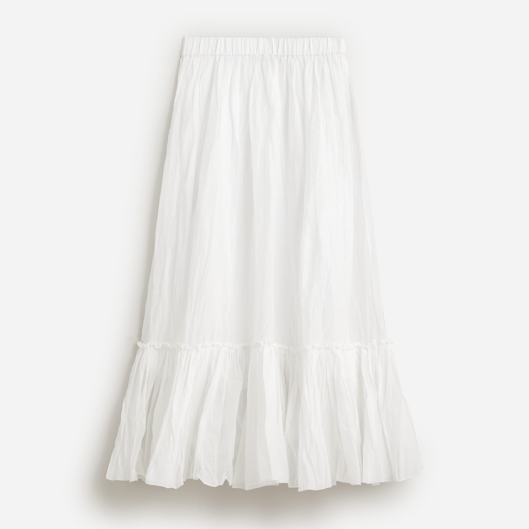 womens Amelia maxi skirt in crinkle cotton