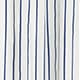 Pleated skirt in striped crepe de chine IVORY BLUE