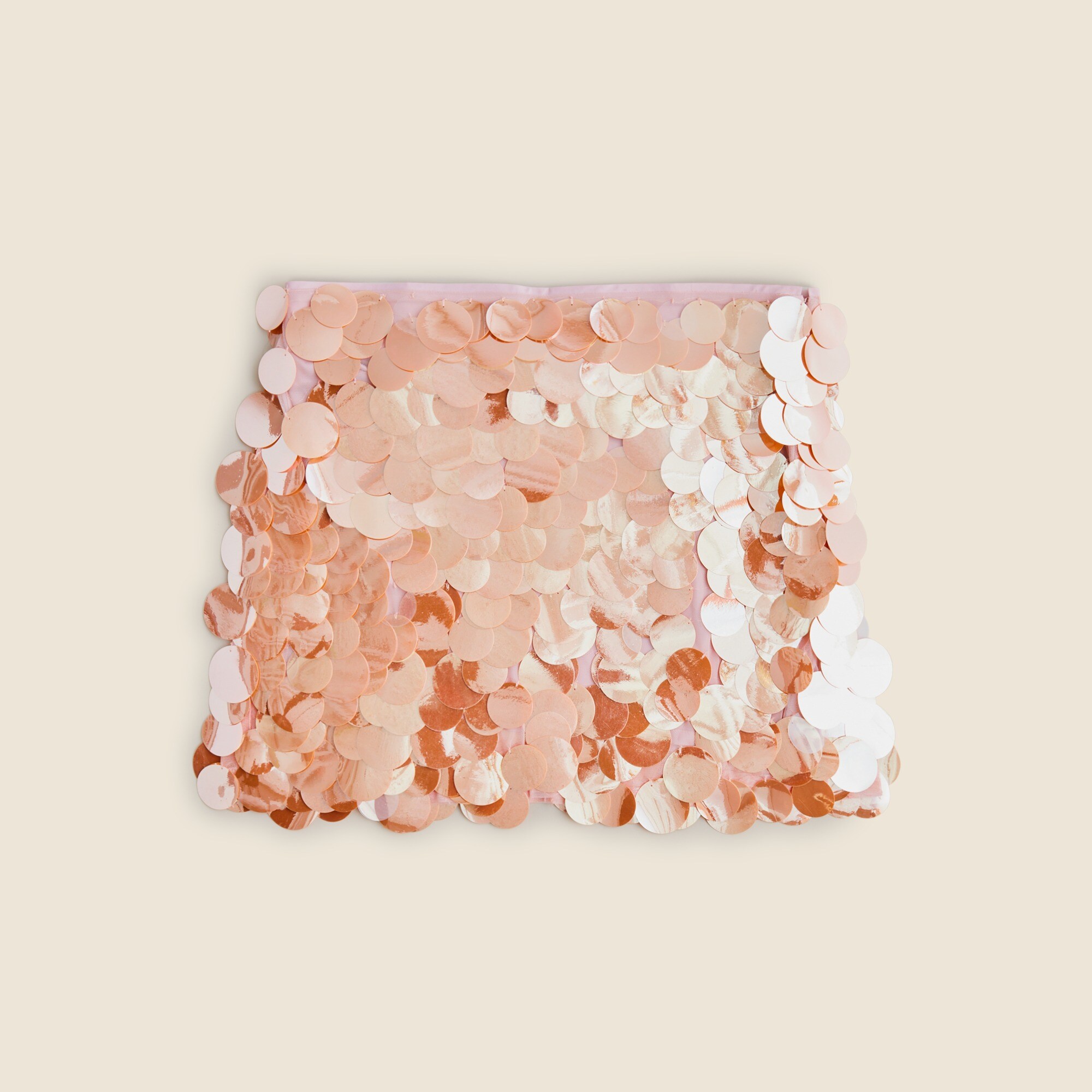 Collection circle-sequin mini skirt