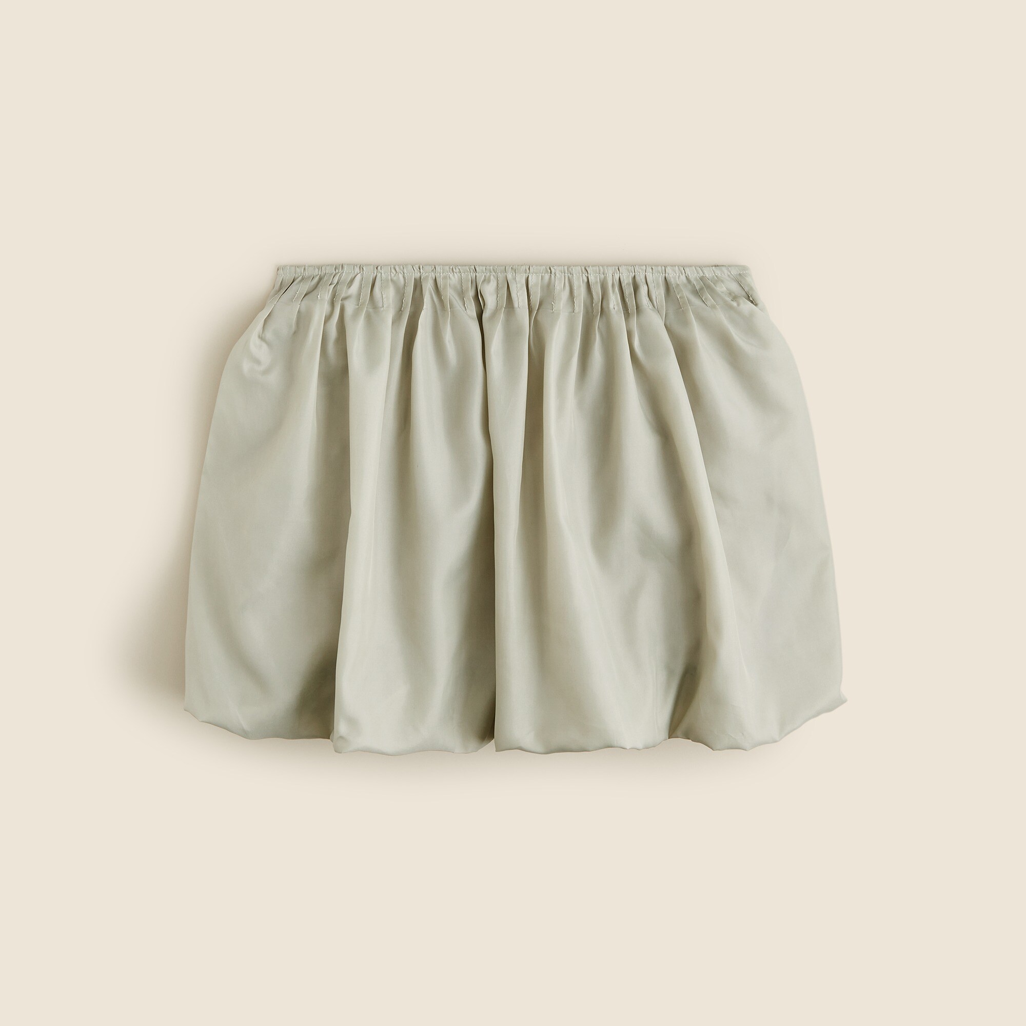 Collection bubble mini skirt in taffeta