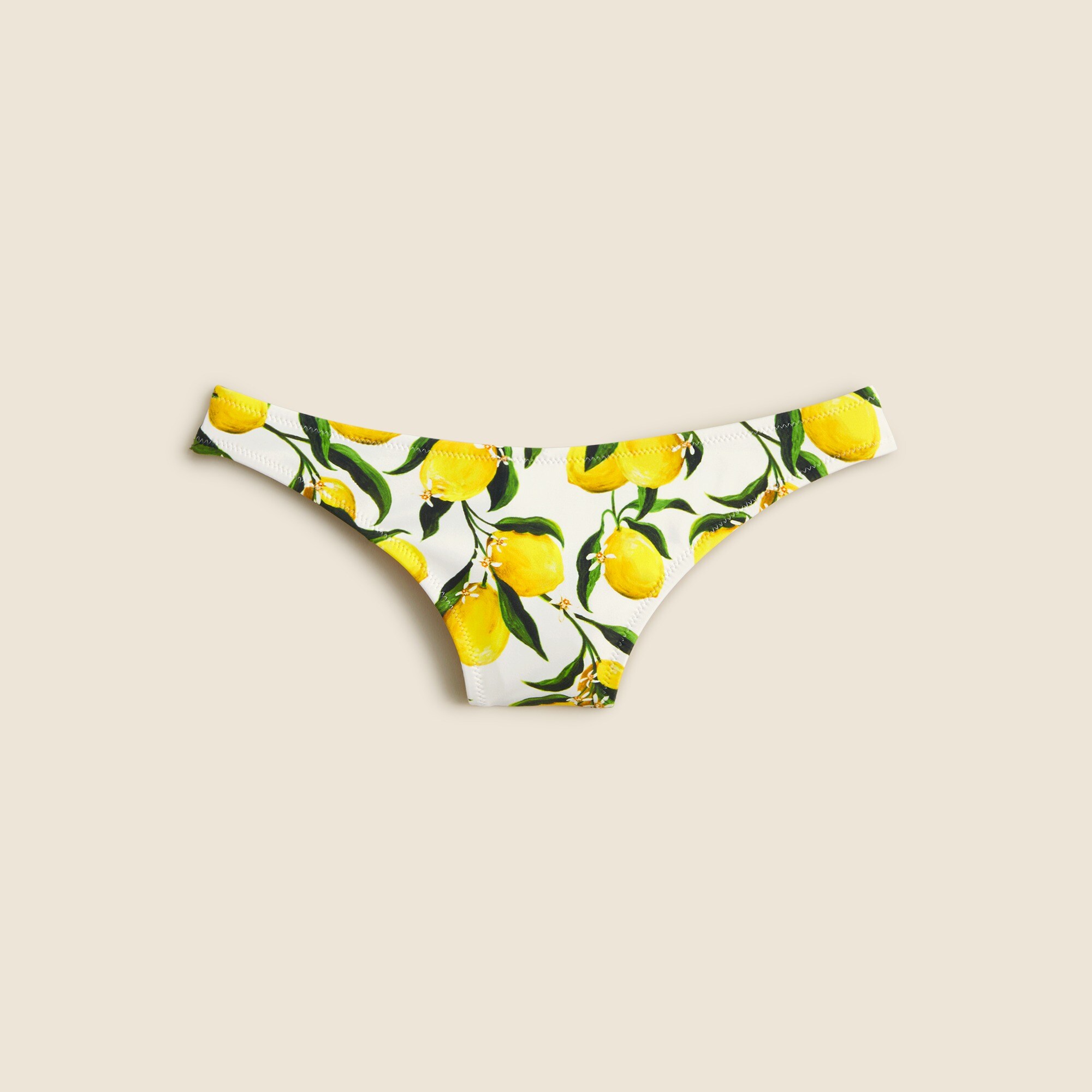 1989 high-leg bikini bottom in limoncello