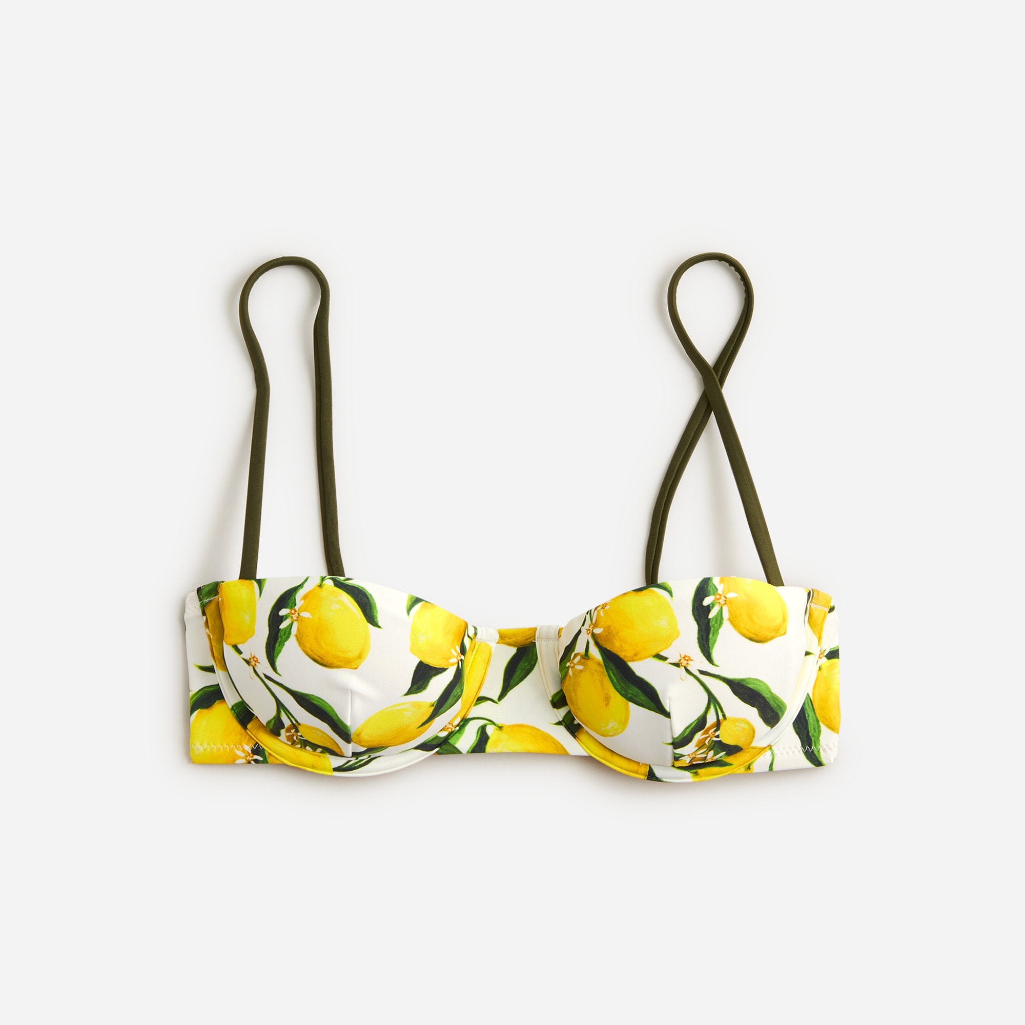  Balconette underwire bikini top in limoncello