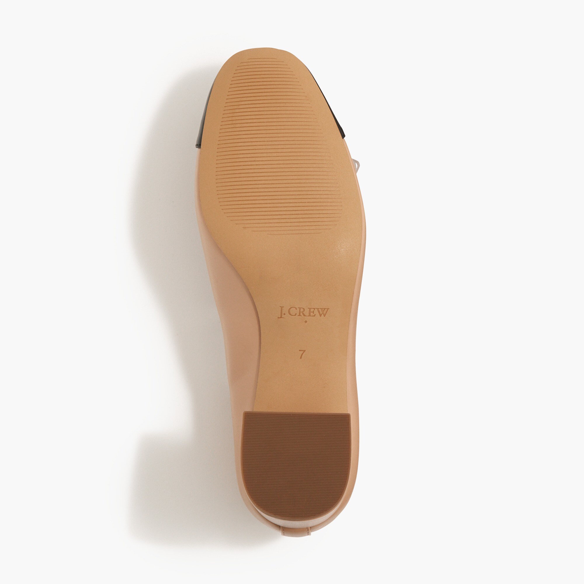 Cap-toe ballet block heels