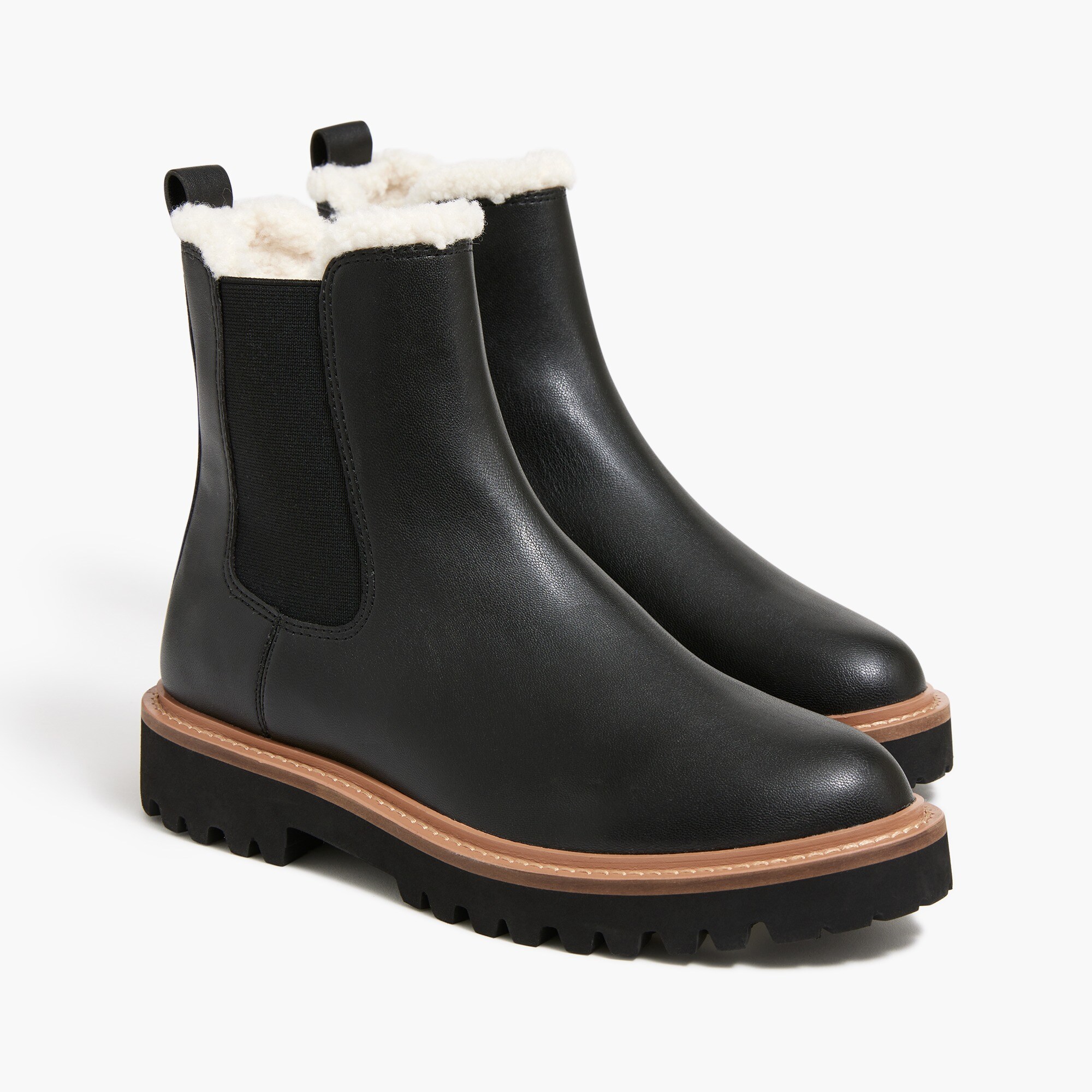 lug-sole chelsea boots for women