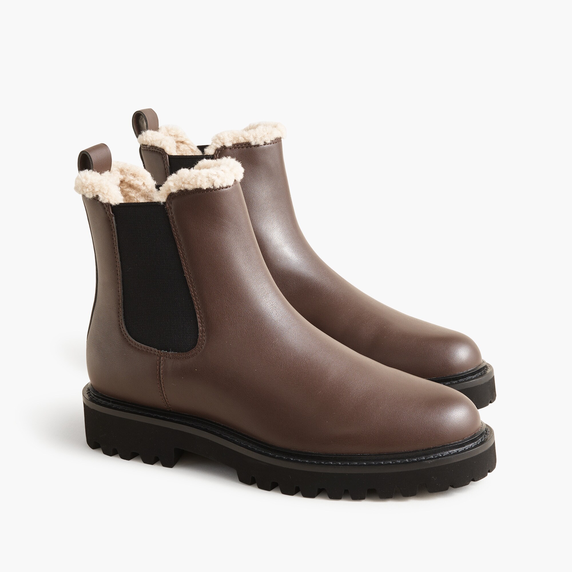 Lug-sole Chelsea boots