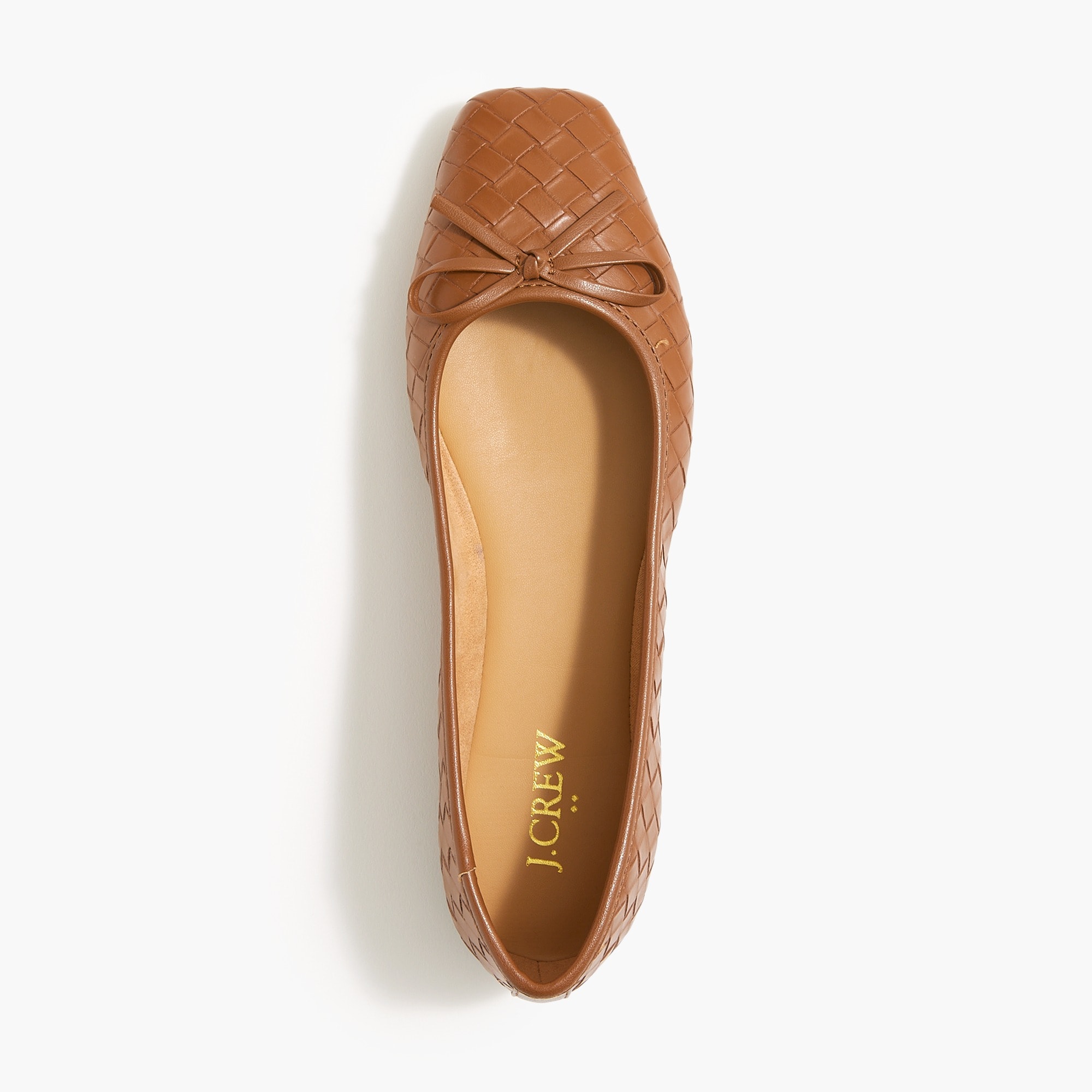 J crew basket weave flats discount