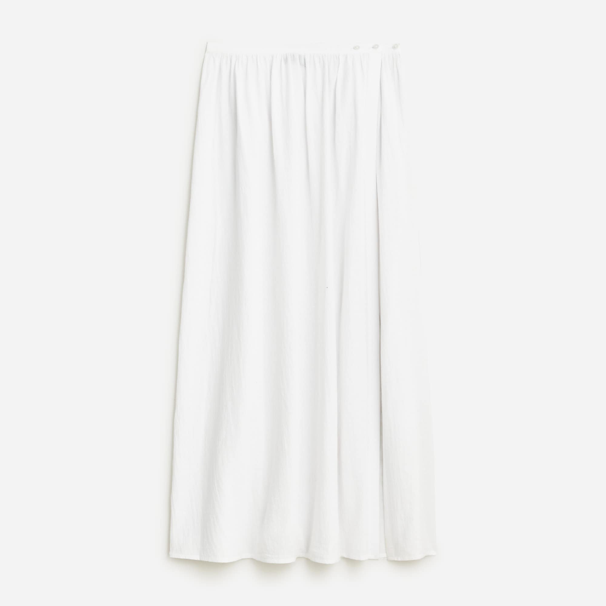  Beach cotton midi skirt