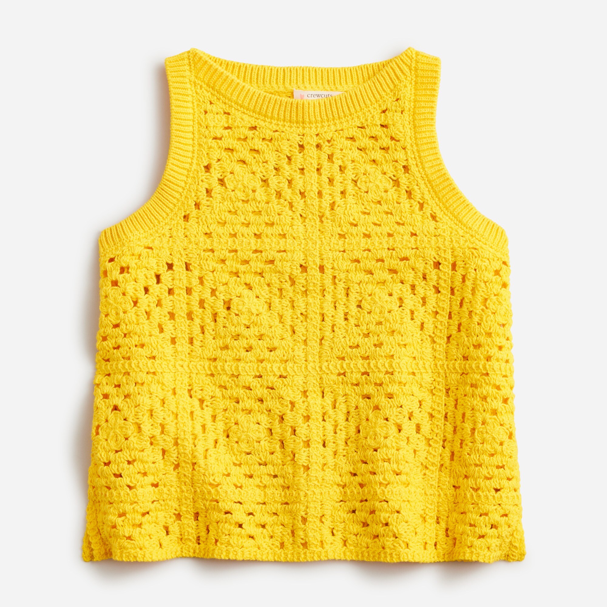 girls Girls' lace-crochet tank top