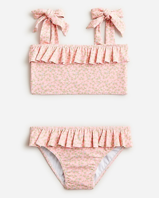  minnow&trade; X Crewcuts girls' tie-shoulder two-piece swimsuit with UPF 50+