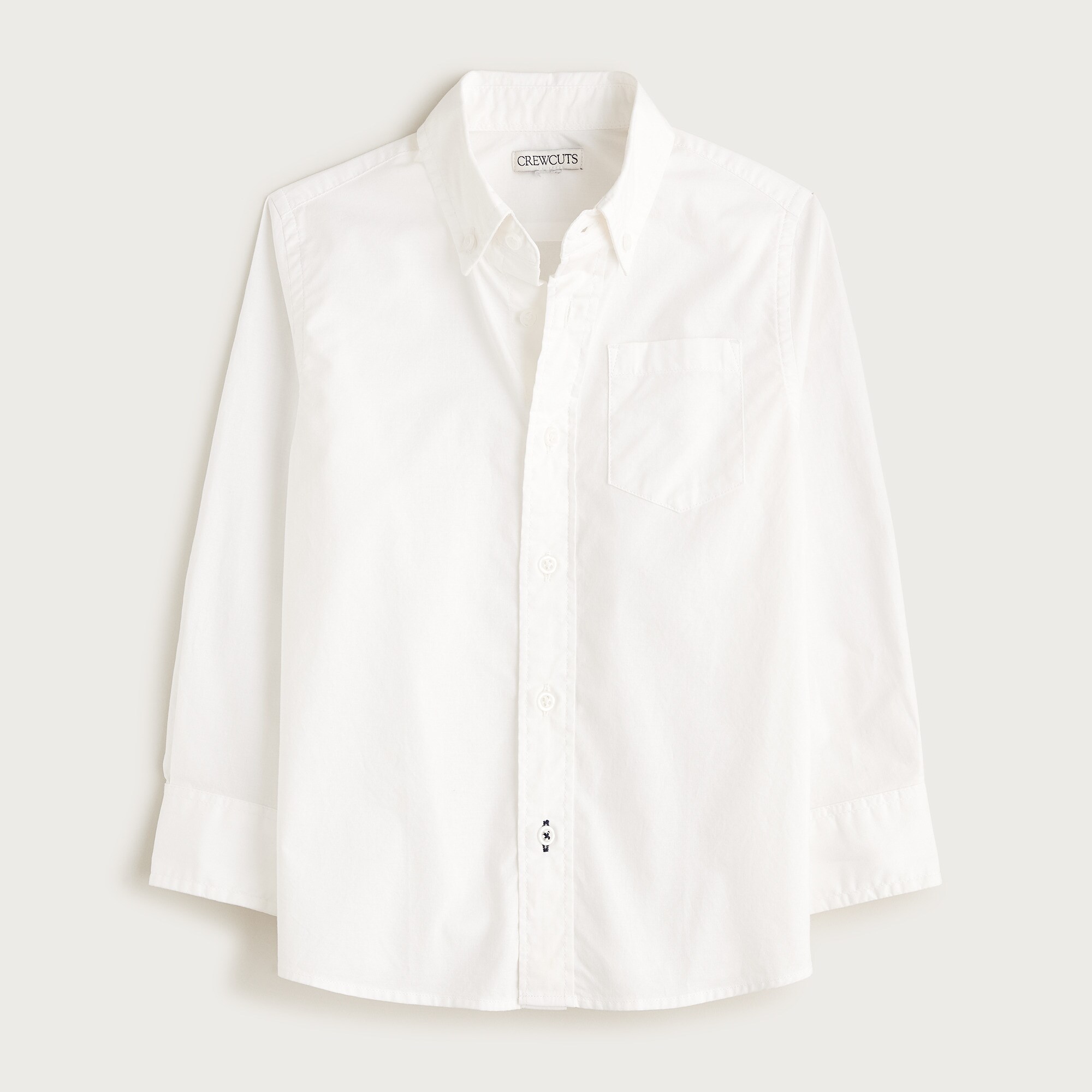 Kids' long-sleeve oxford shirt