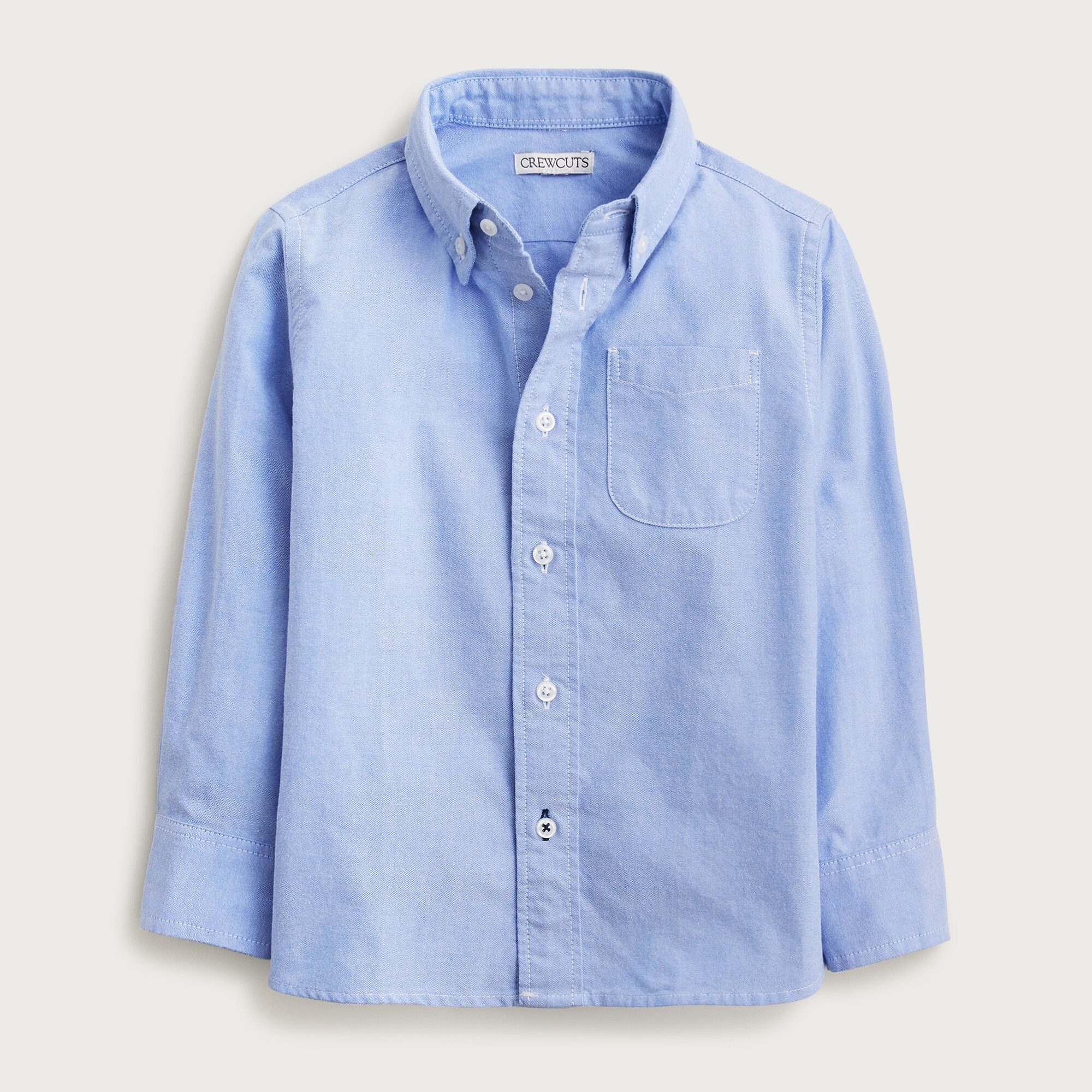 Kids' long-sleeve oxford shirt
