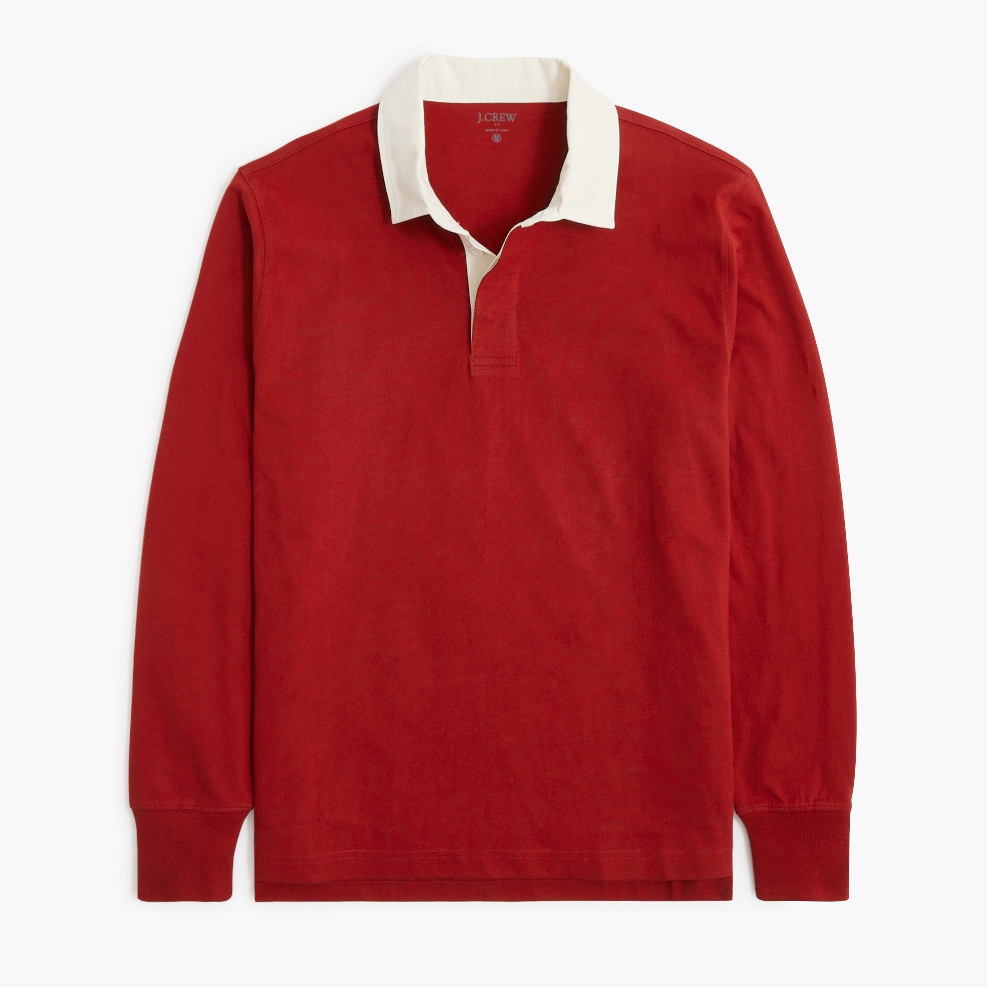 Long-sleeve rugby polo shirt