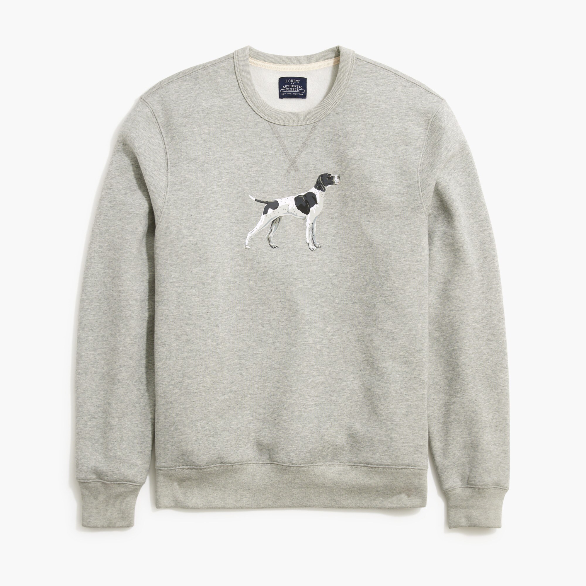 Fleece pointer dog sweatshirt