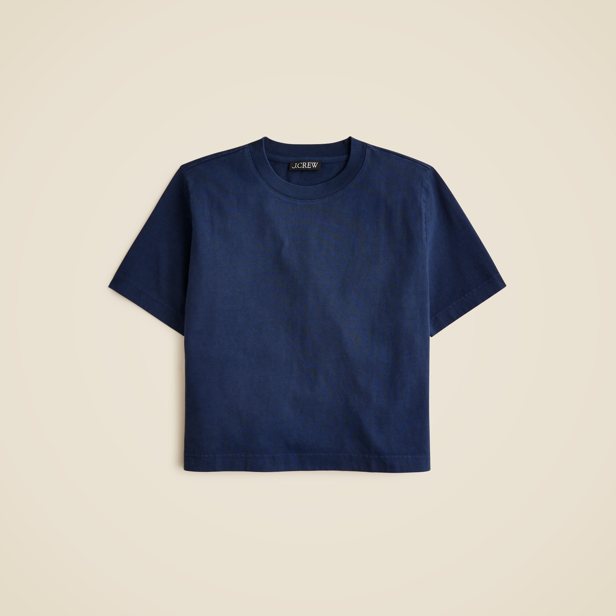 Relaxed premium-weight cropped T-shirt