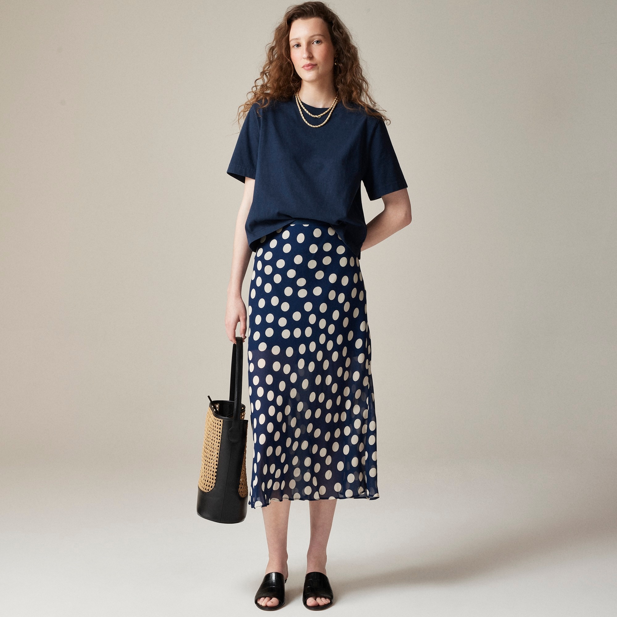 Relaxed premium-weight cropped T-shirt