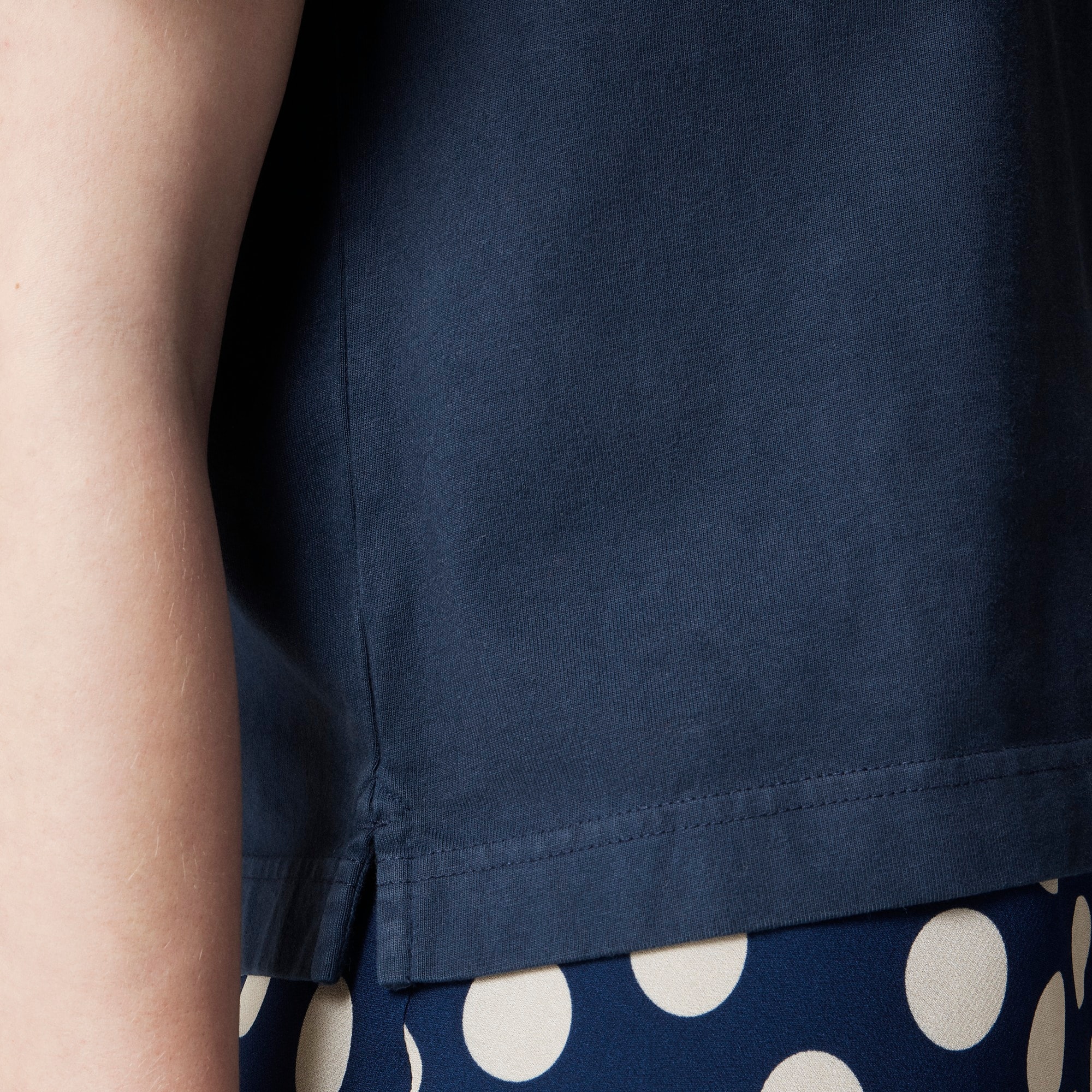 Relaxed premium-weight cropped T-shirt