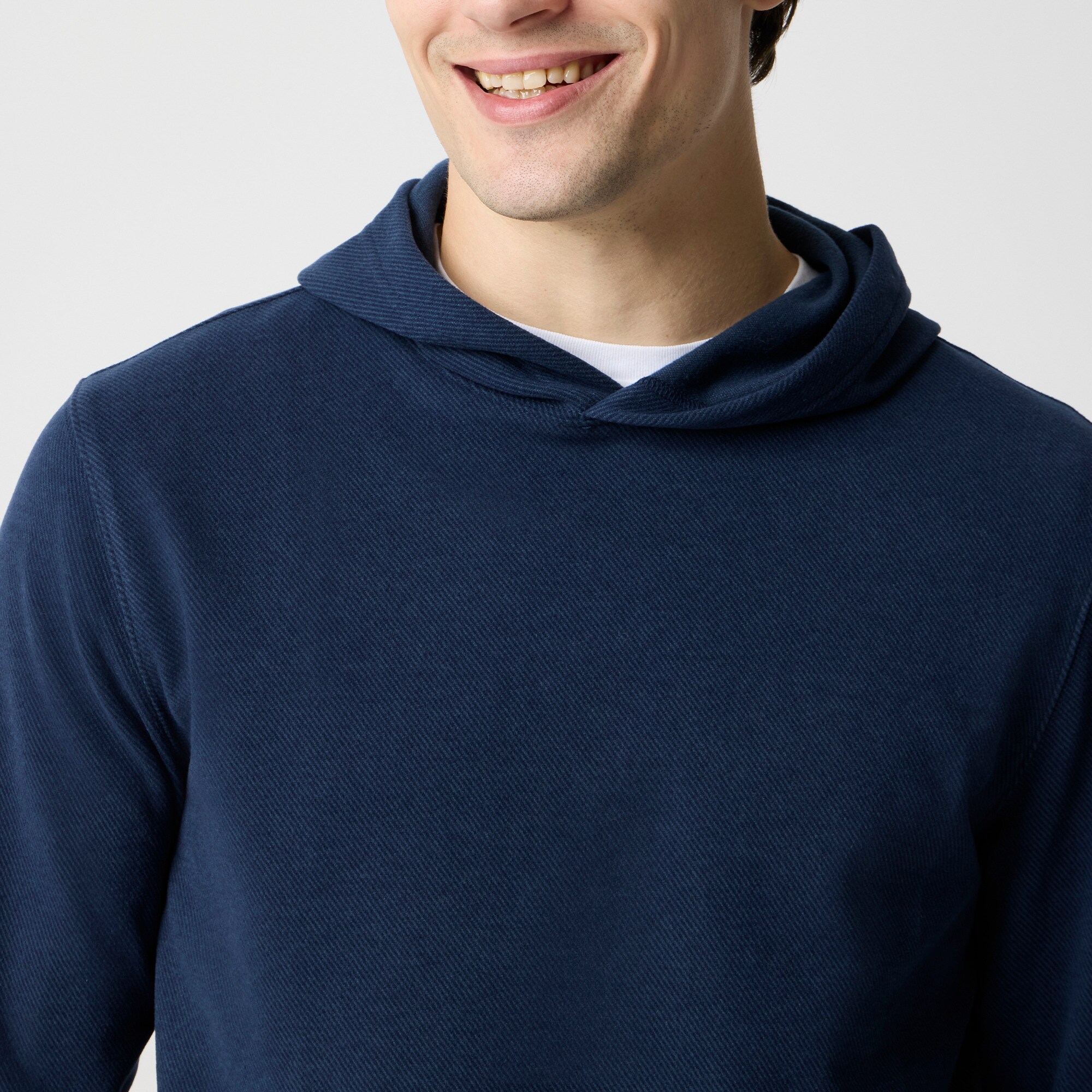 Double-knit hoodie
