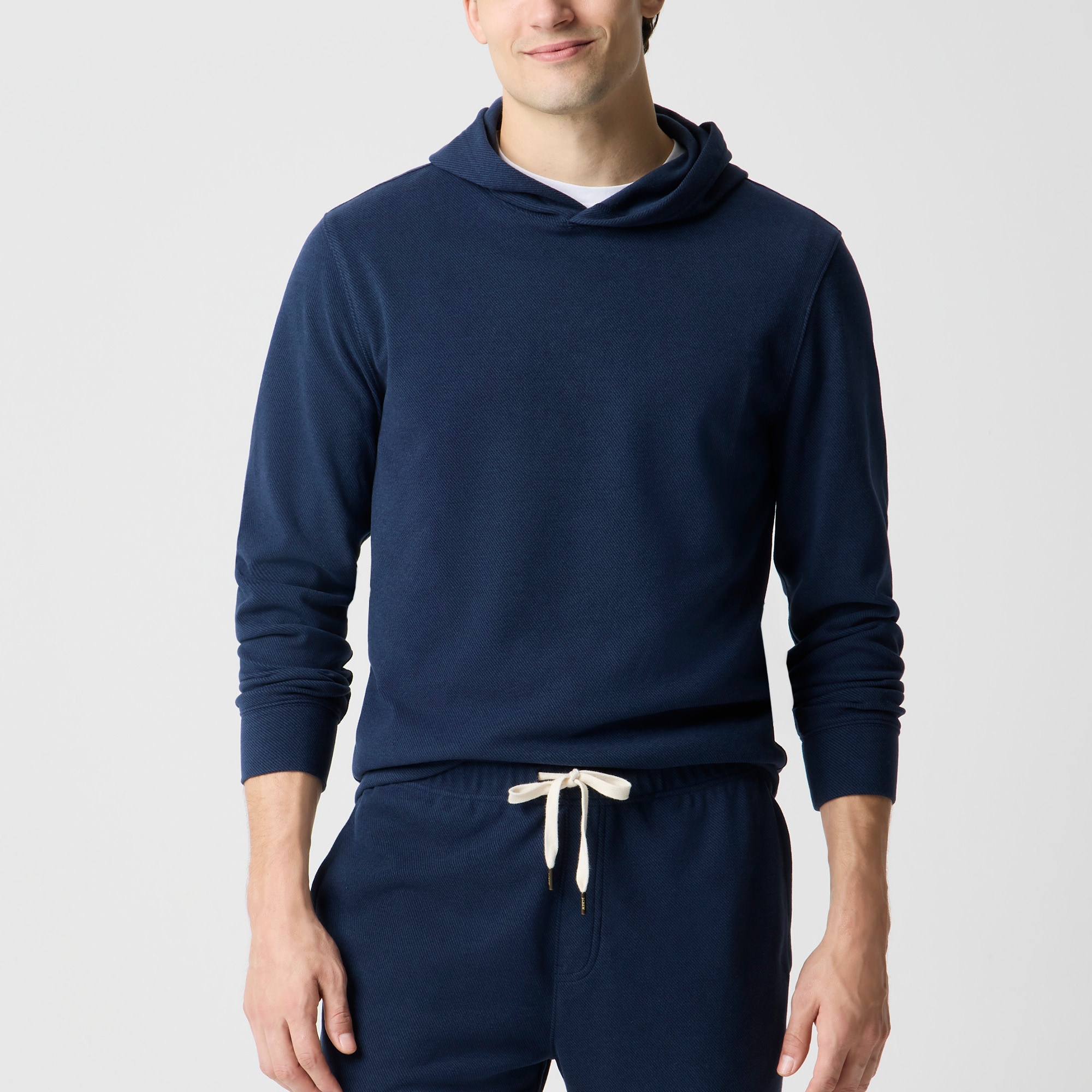 Double-knit hoodie