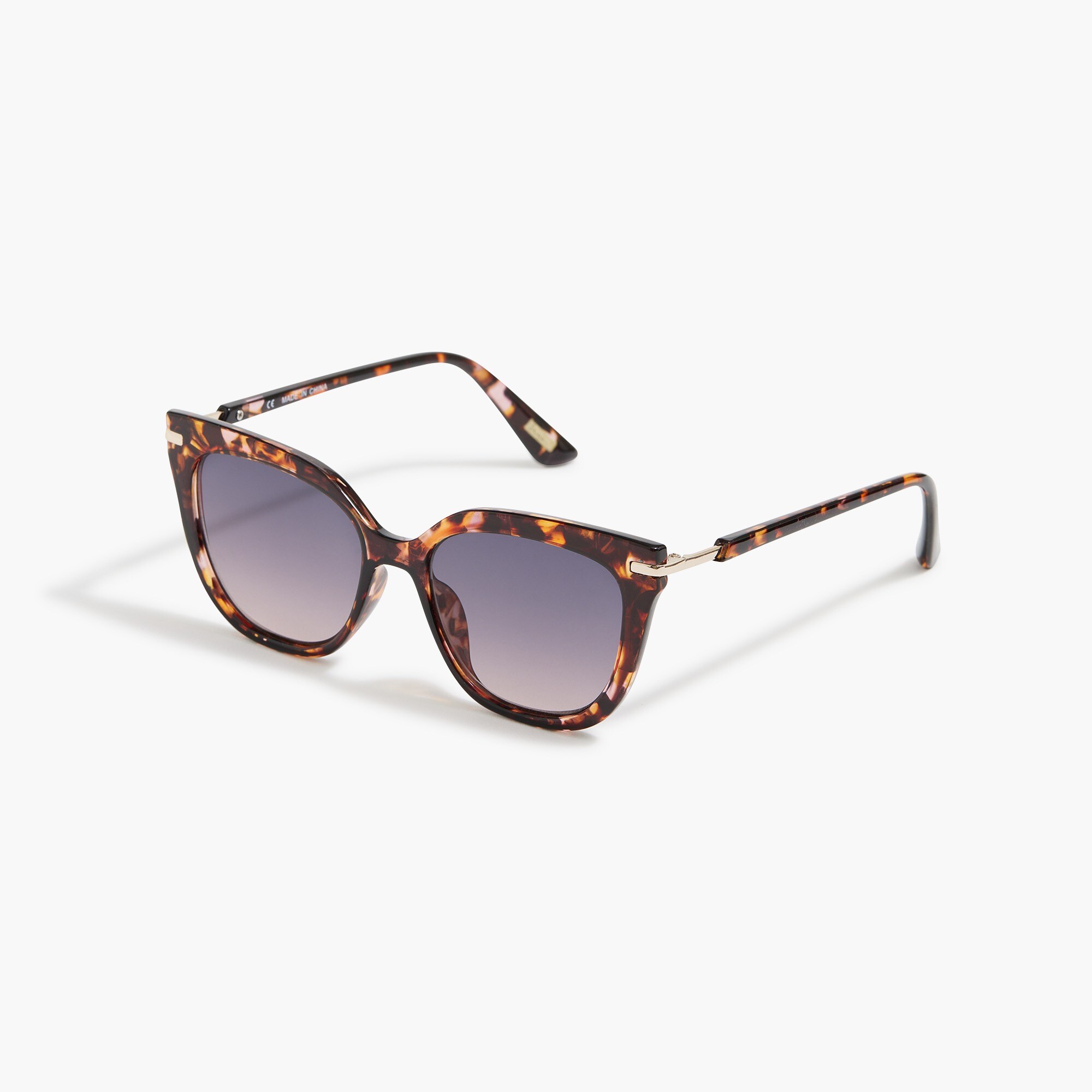 Tortoise D-frame sunglasses