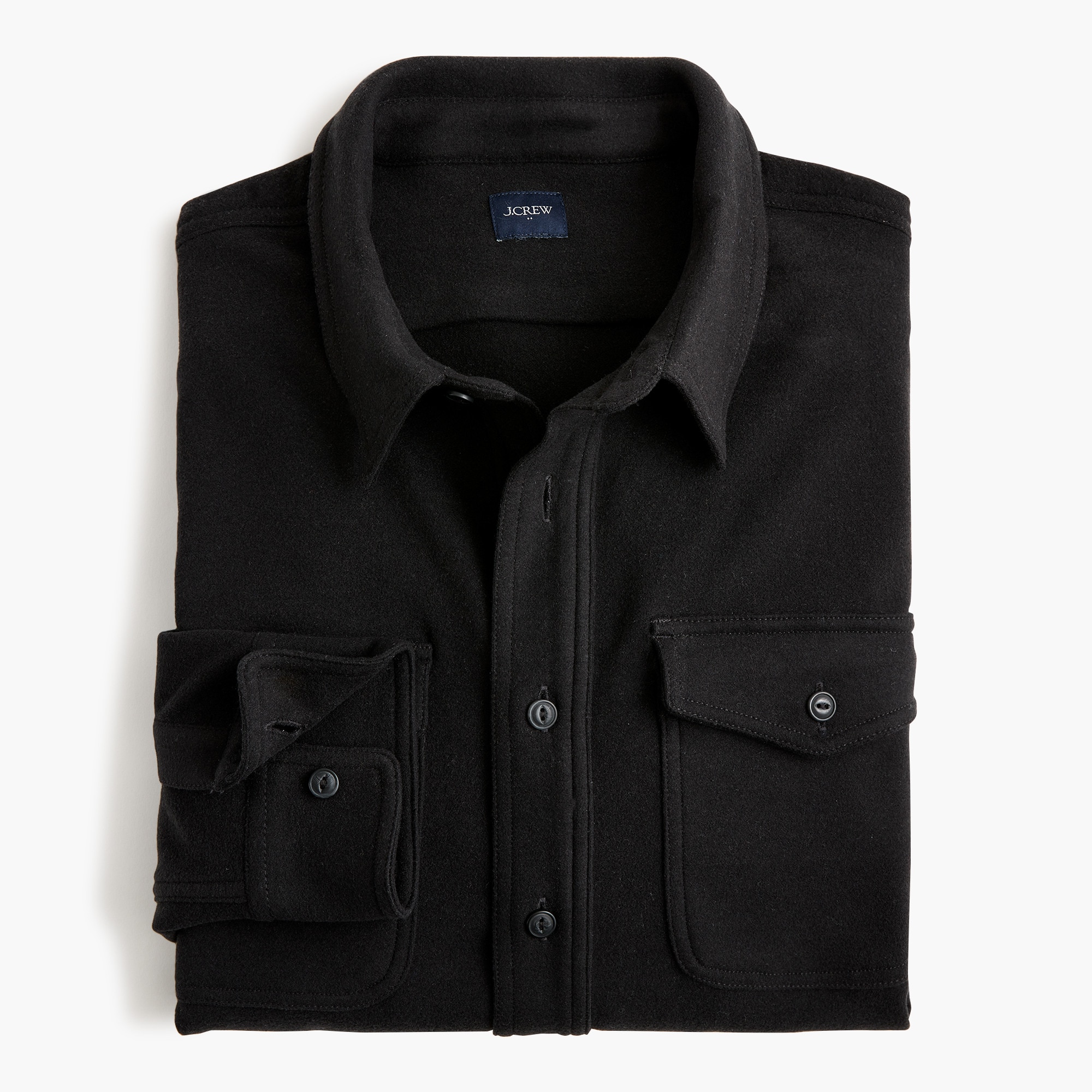 Double-knit work shirt