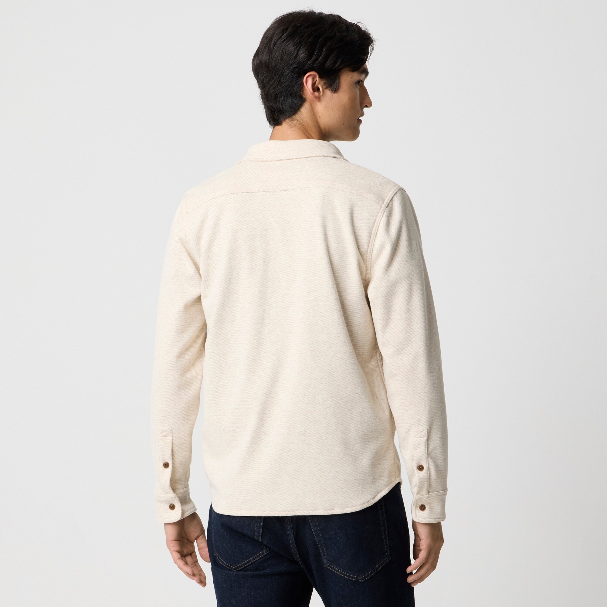 Double-knit work shirt