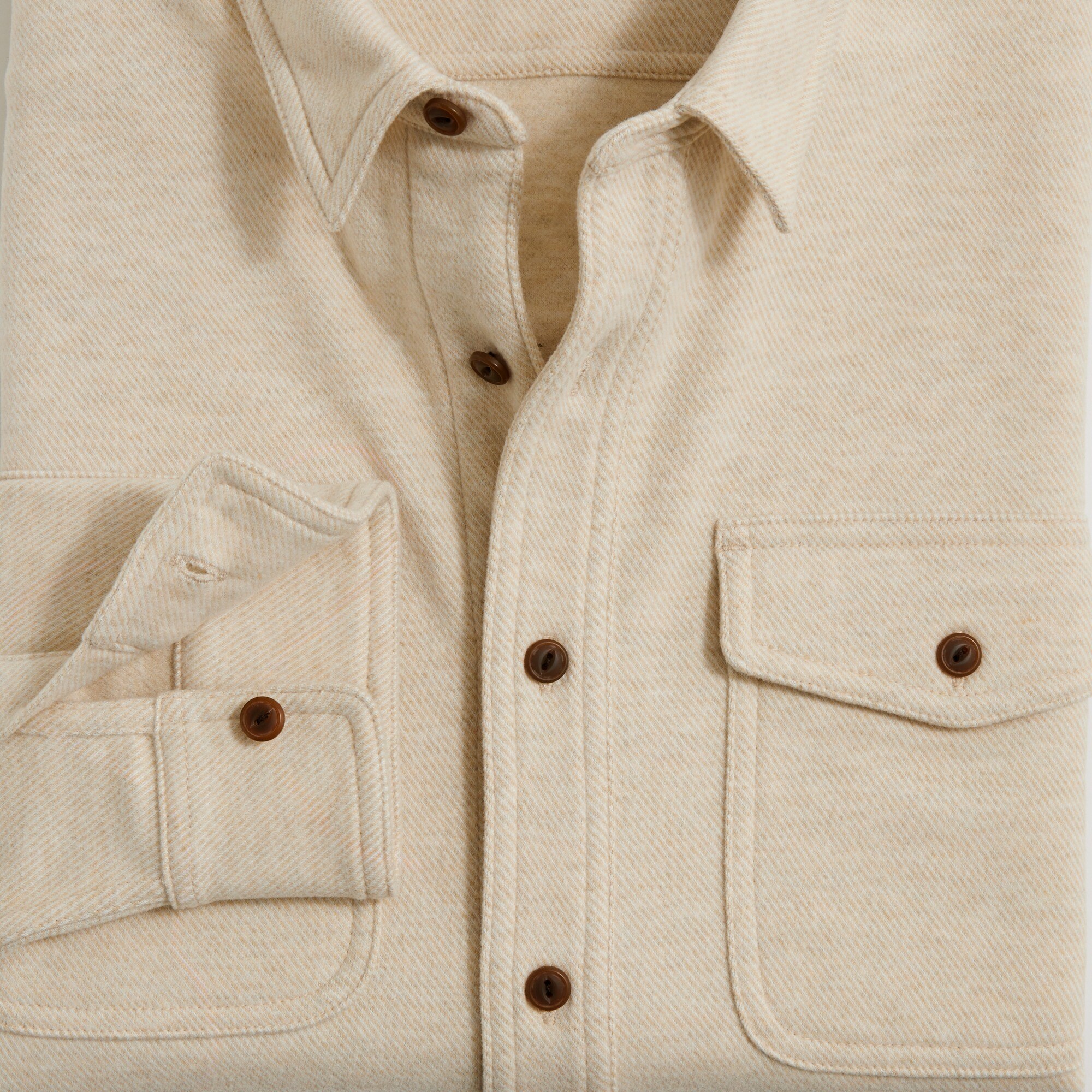 Double-knit work shirt