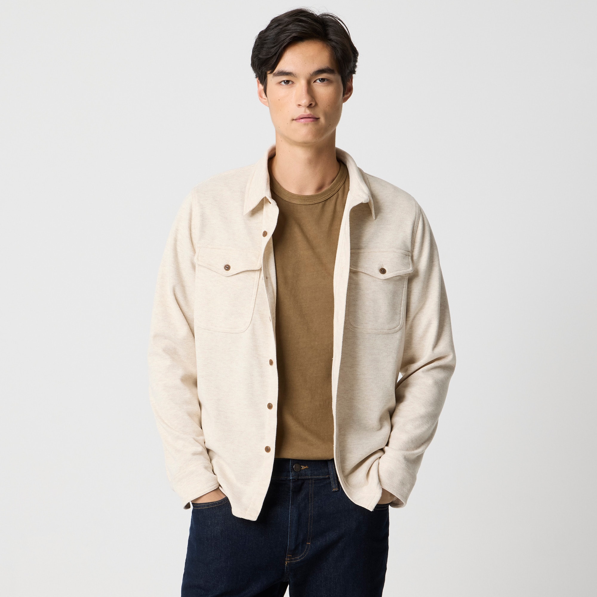 mens Double-knit work shirt