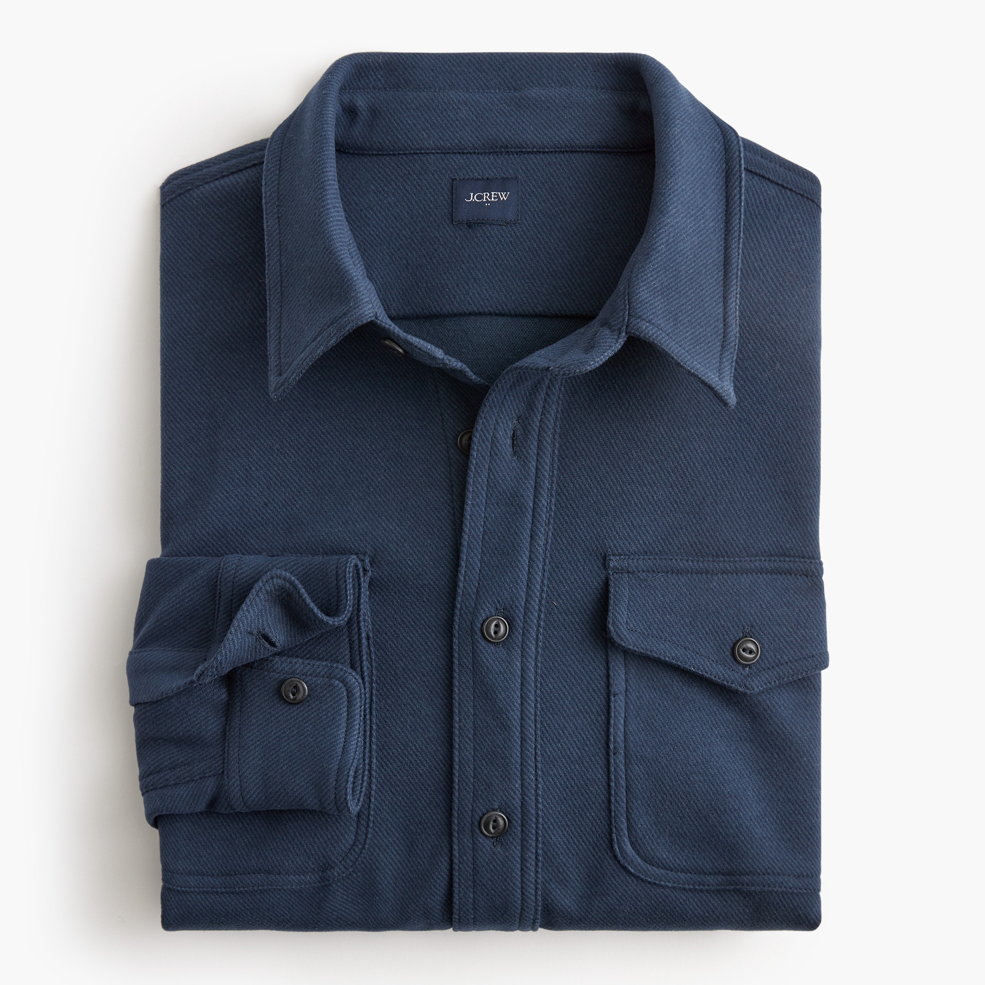 Double-knit work shirt