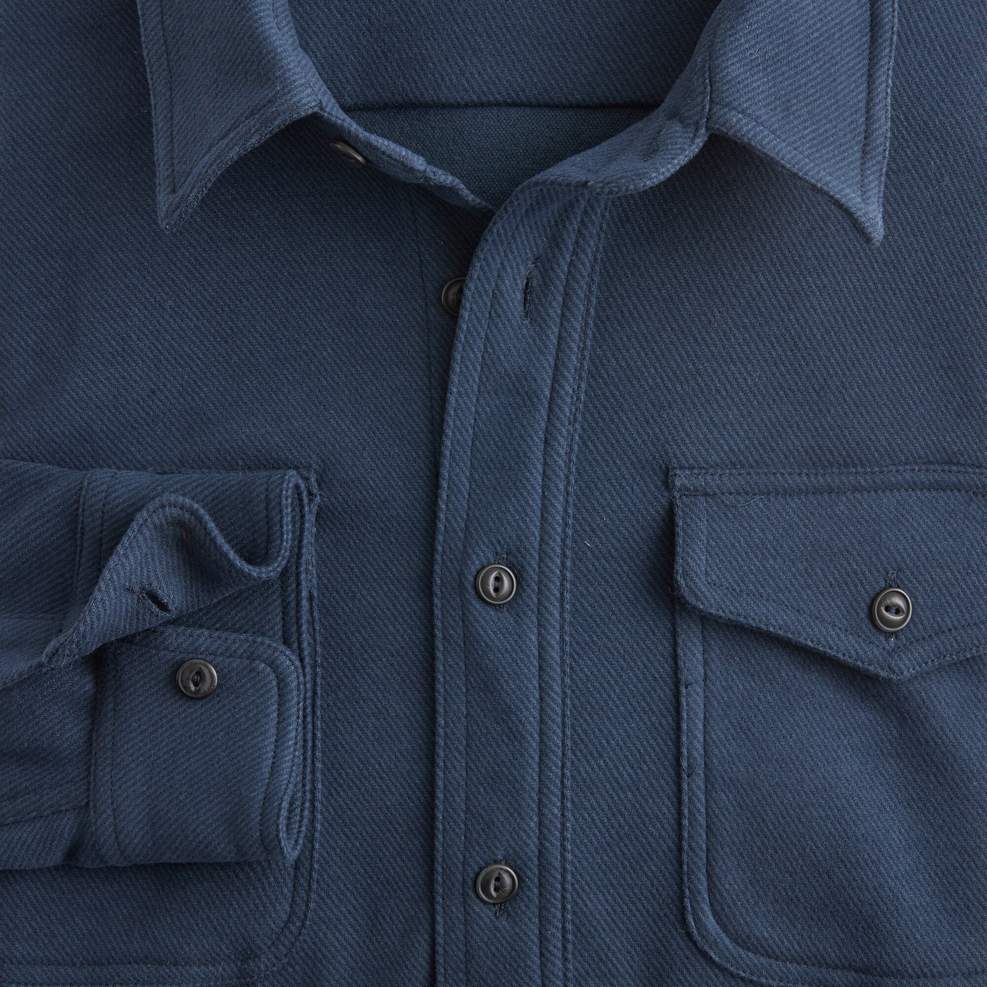 Double-knit work shirt