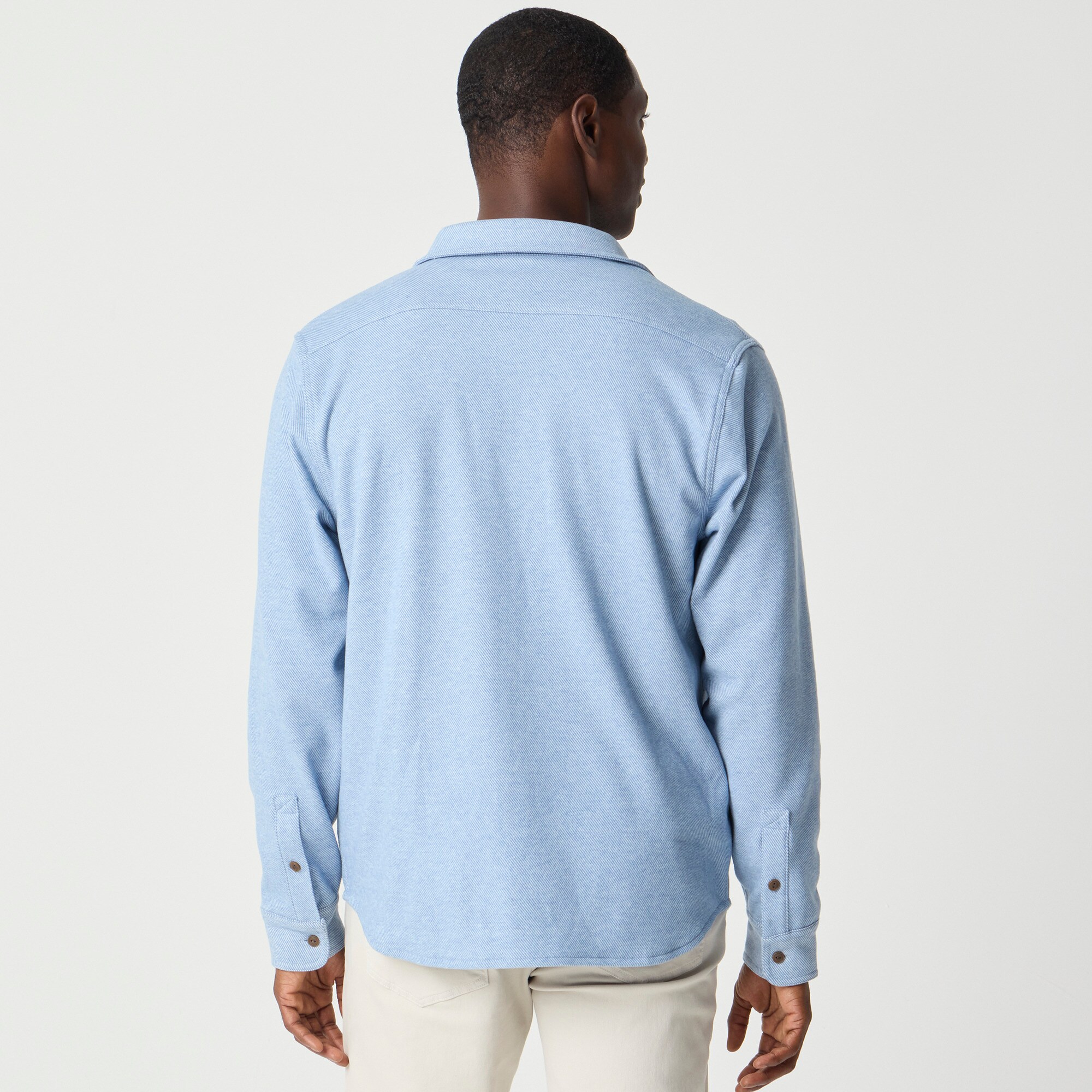 Double-knit work shirt
