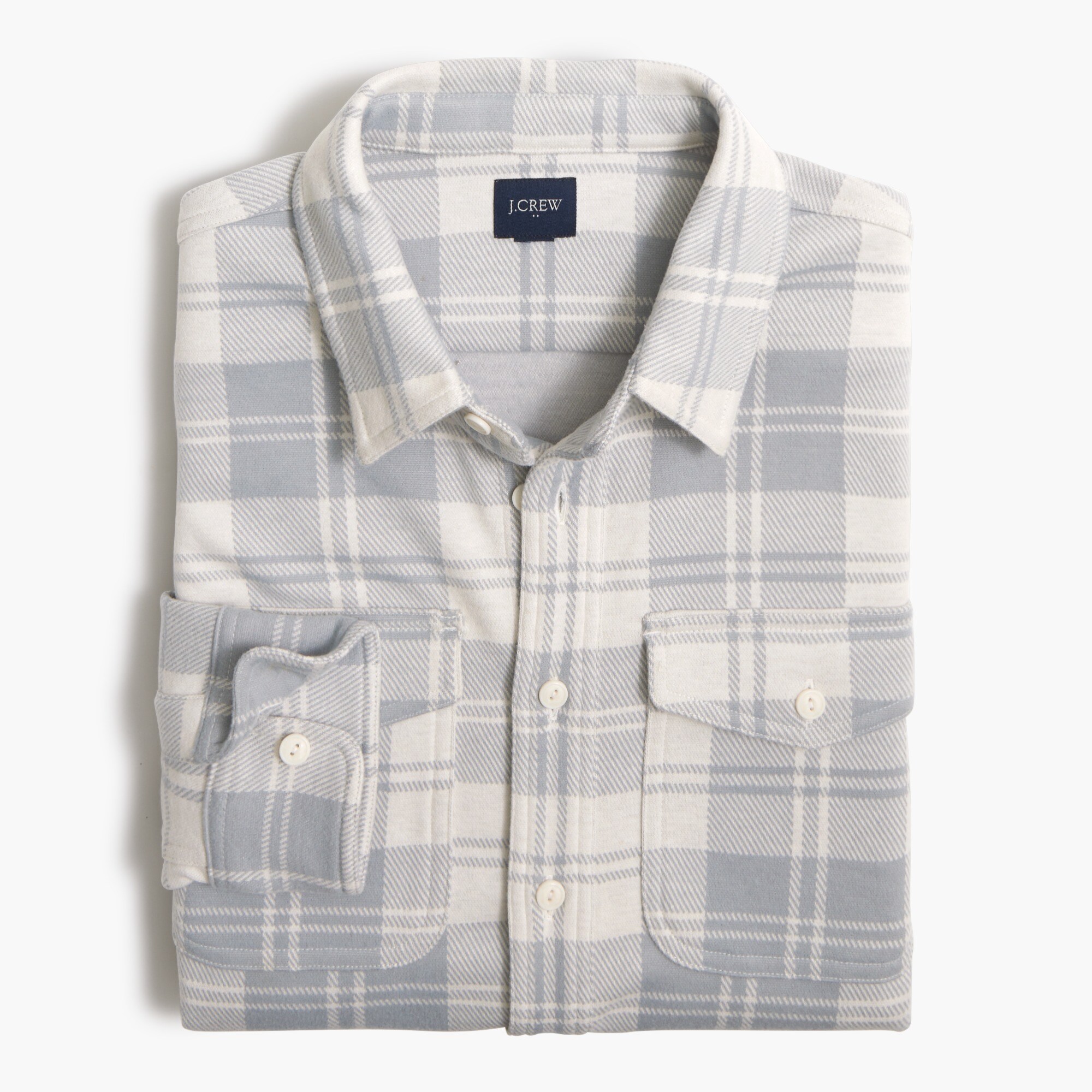 Double-knit work shirt