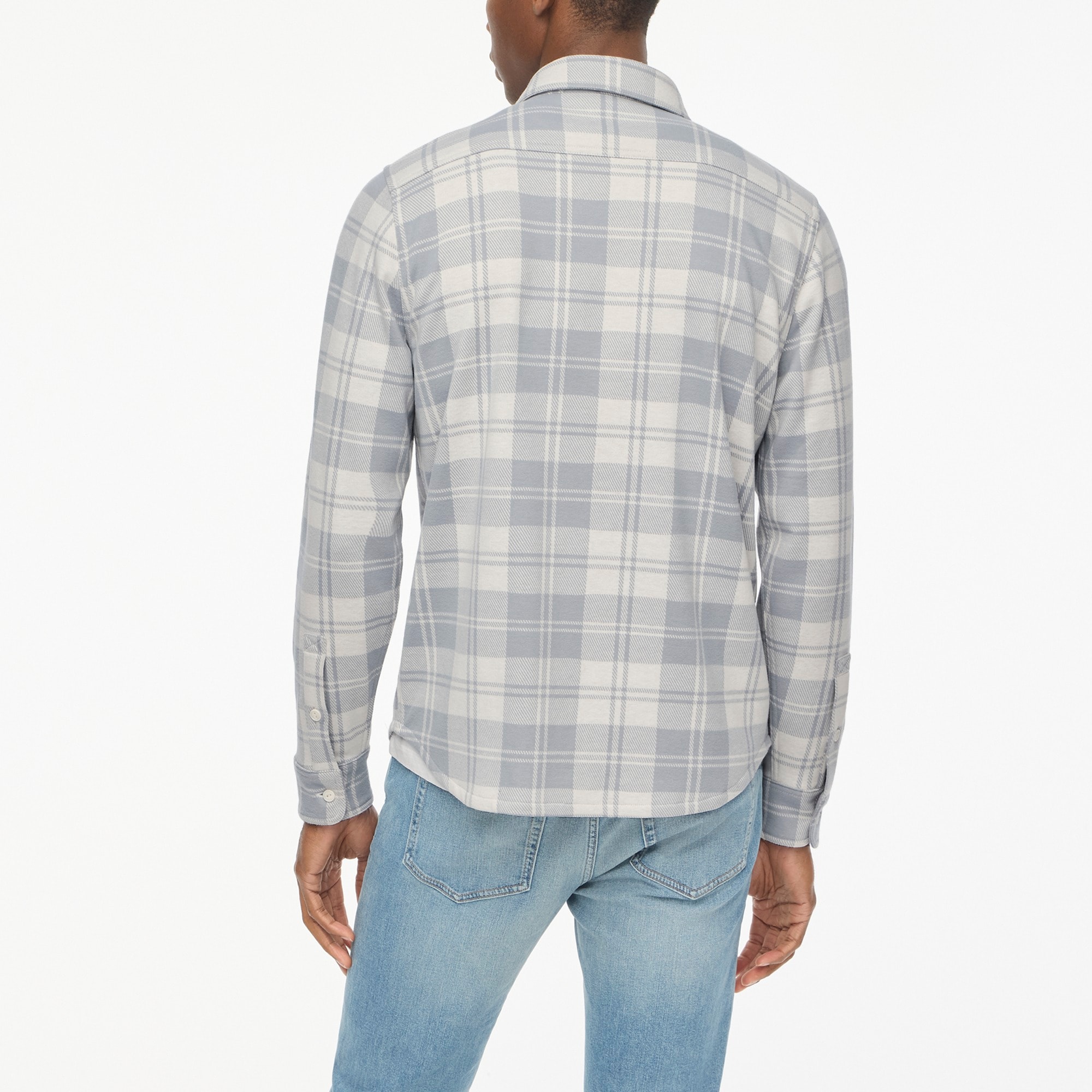 Double-knit work shirt