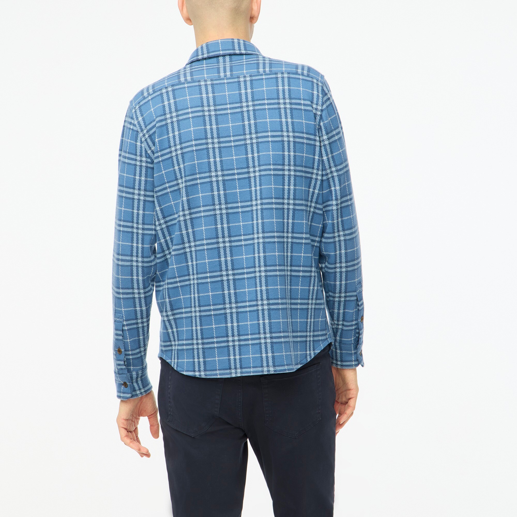 Double-knit work shirt