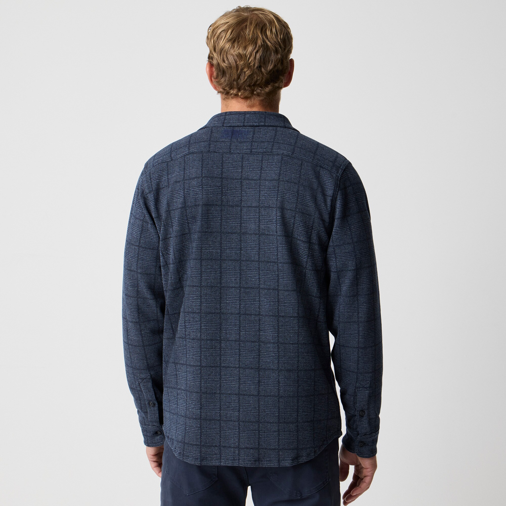 Double-knit work shirt