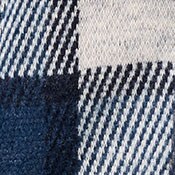 Double-knit work shirt OFF WHITE BLUE PLAID