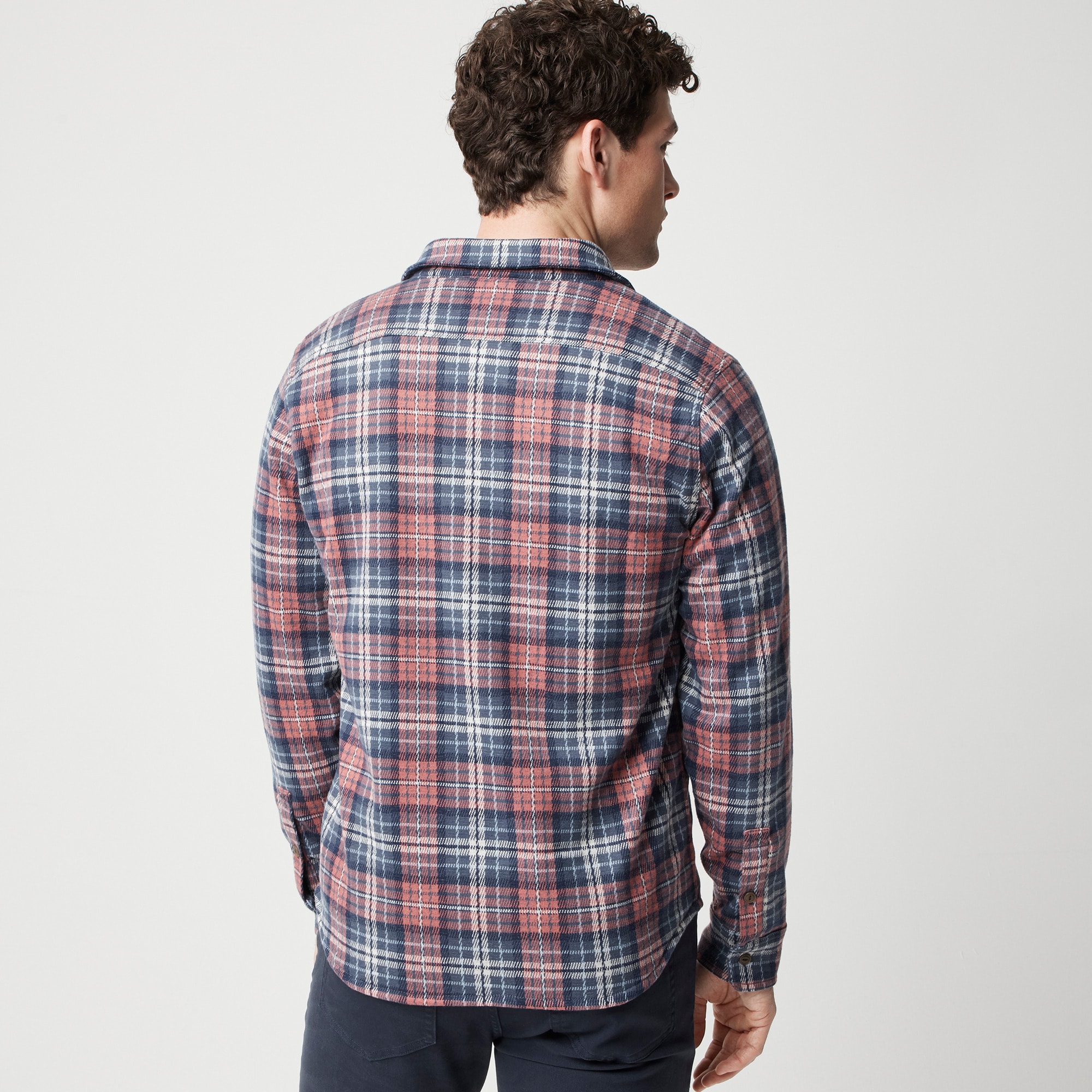 Double-knit work shirt