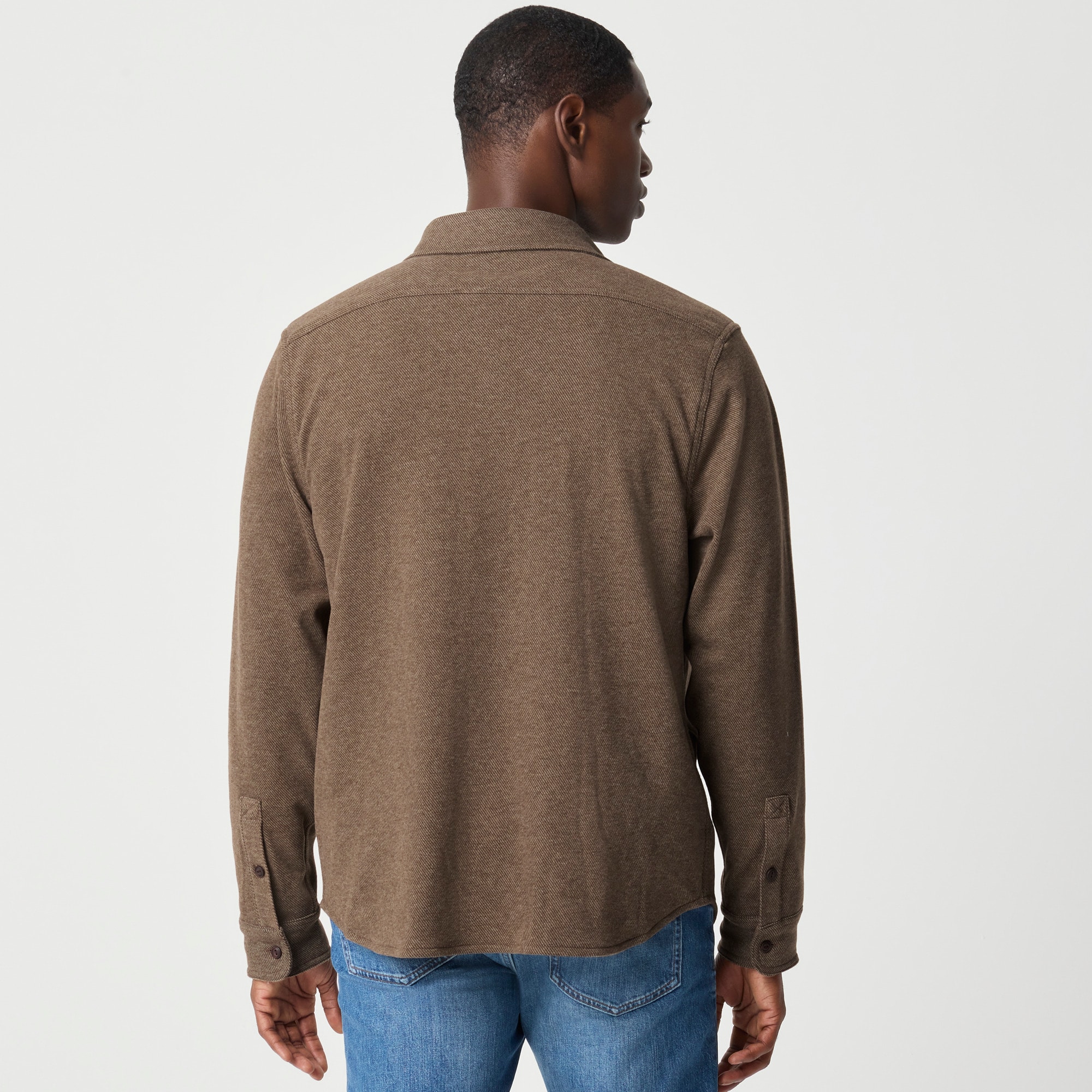 Double-knit work shirt