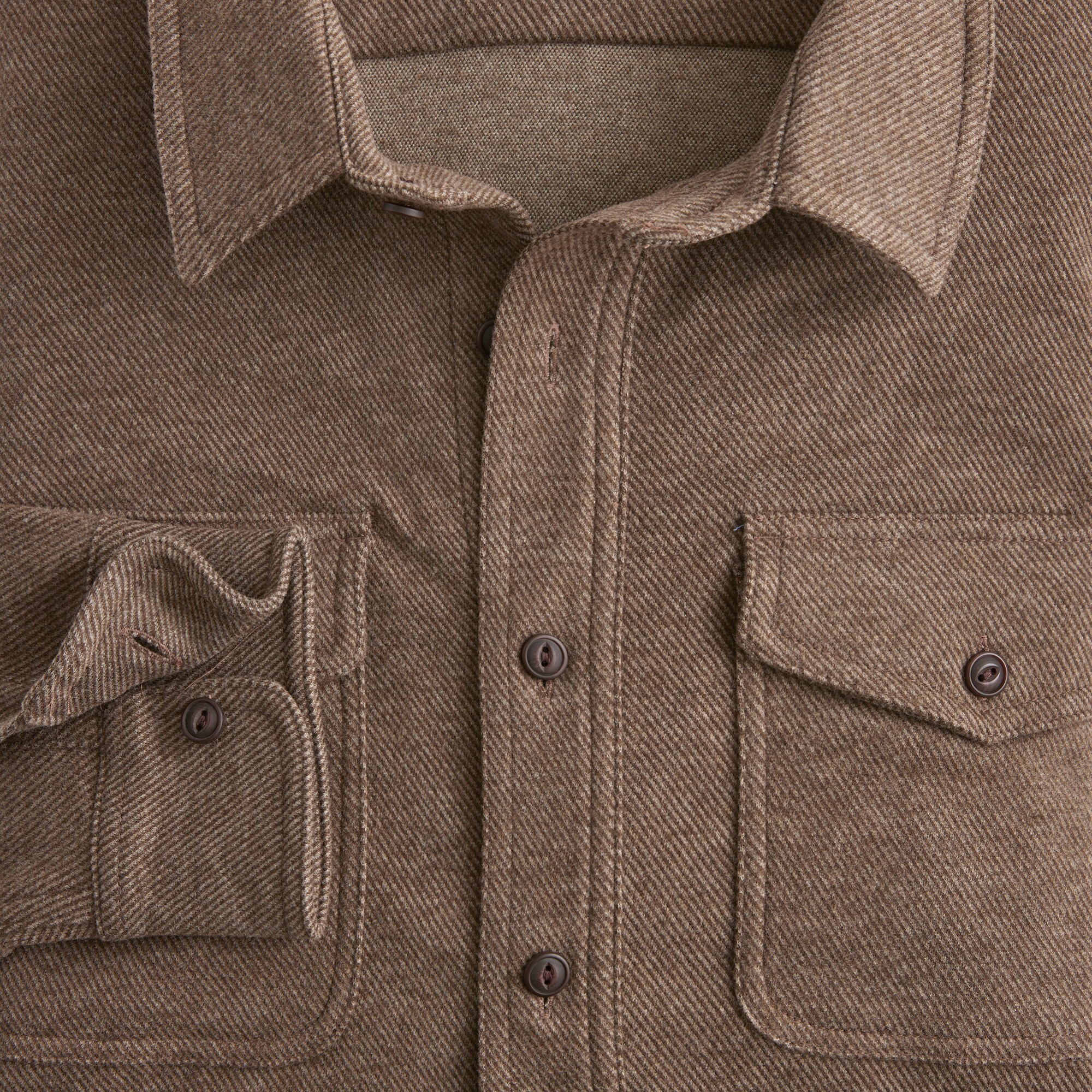 Double-knit work shirt