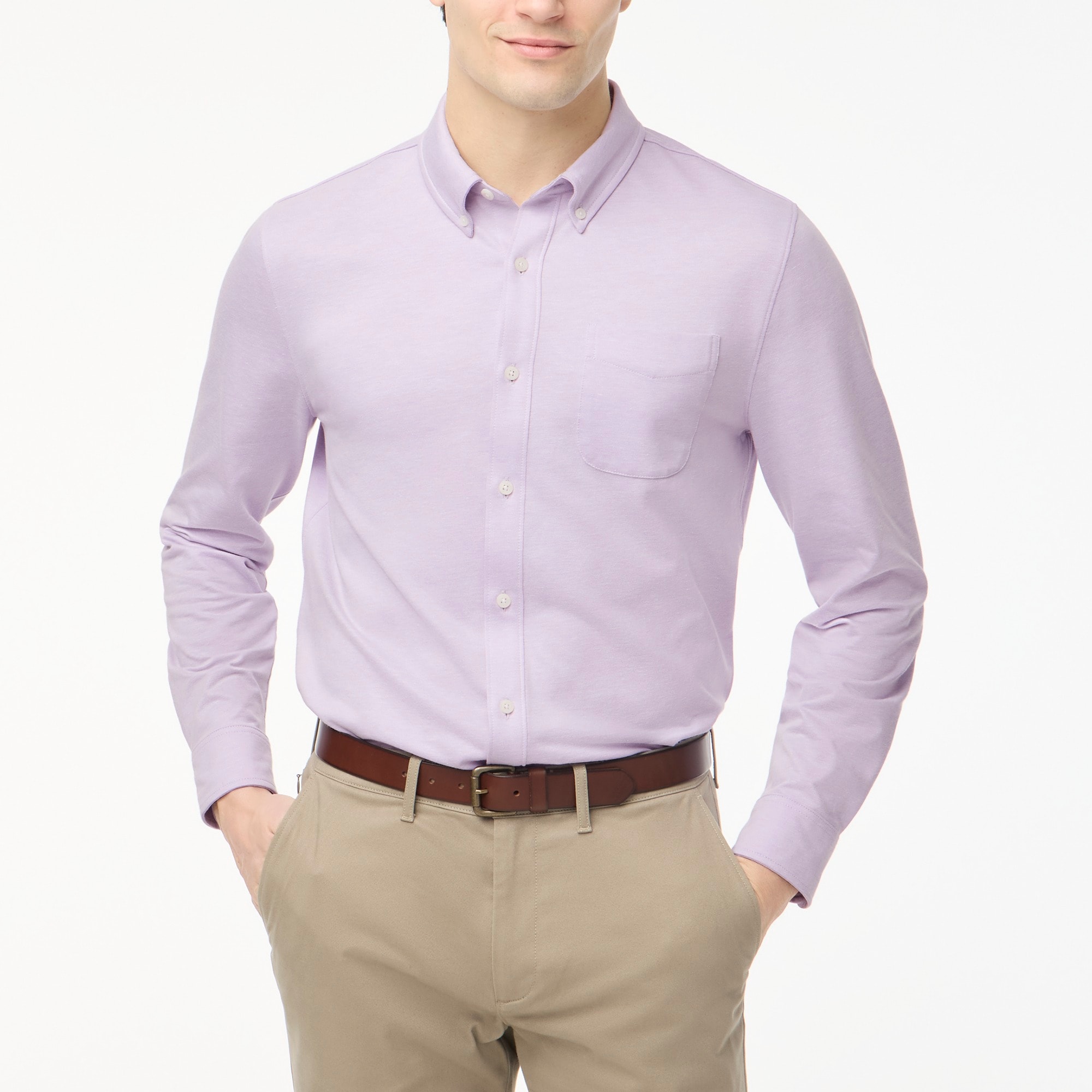 mens Performance knit oxford shirt