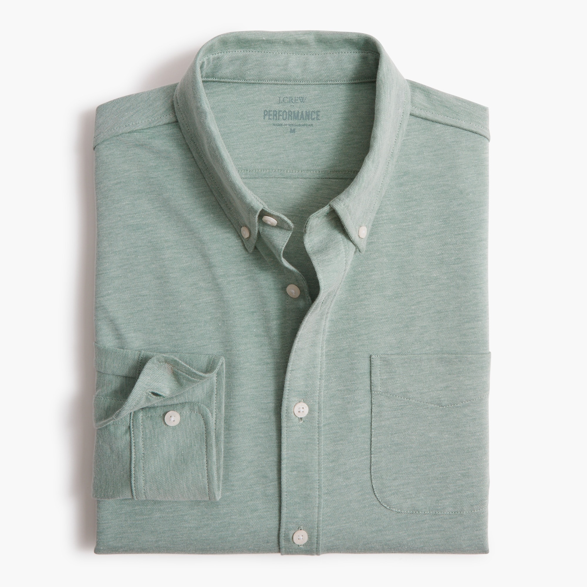 Factory: Performance Knit Oxford Shirt For Men